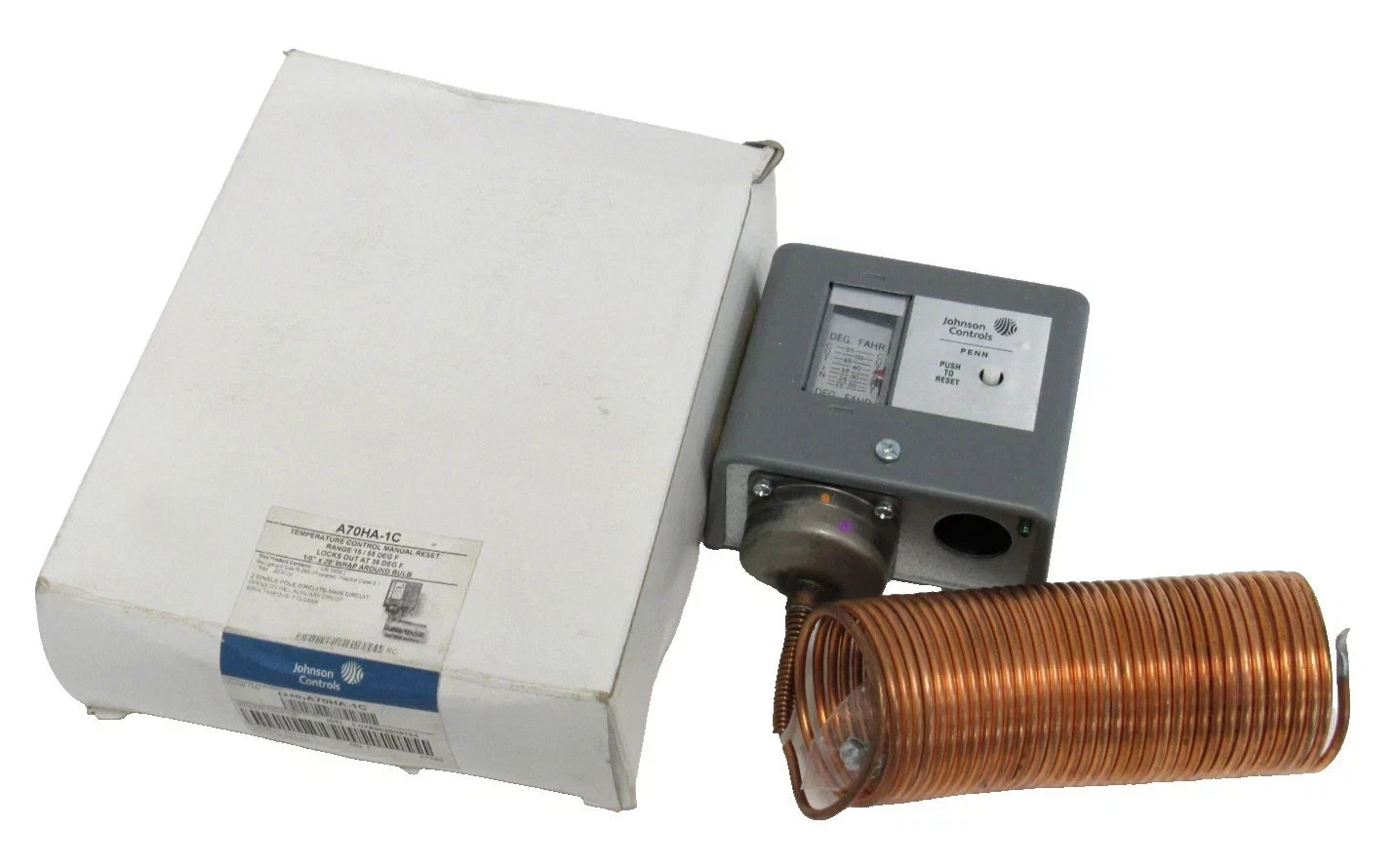 Johnson Controls A70HA-1C TEMPERATURE CONTROL A70HA1C Low Temperature Cutout