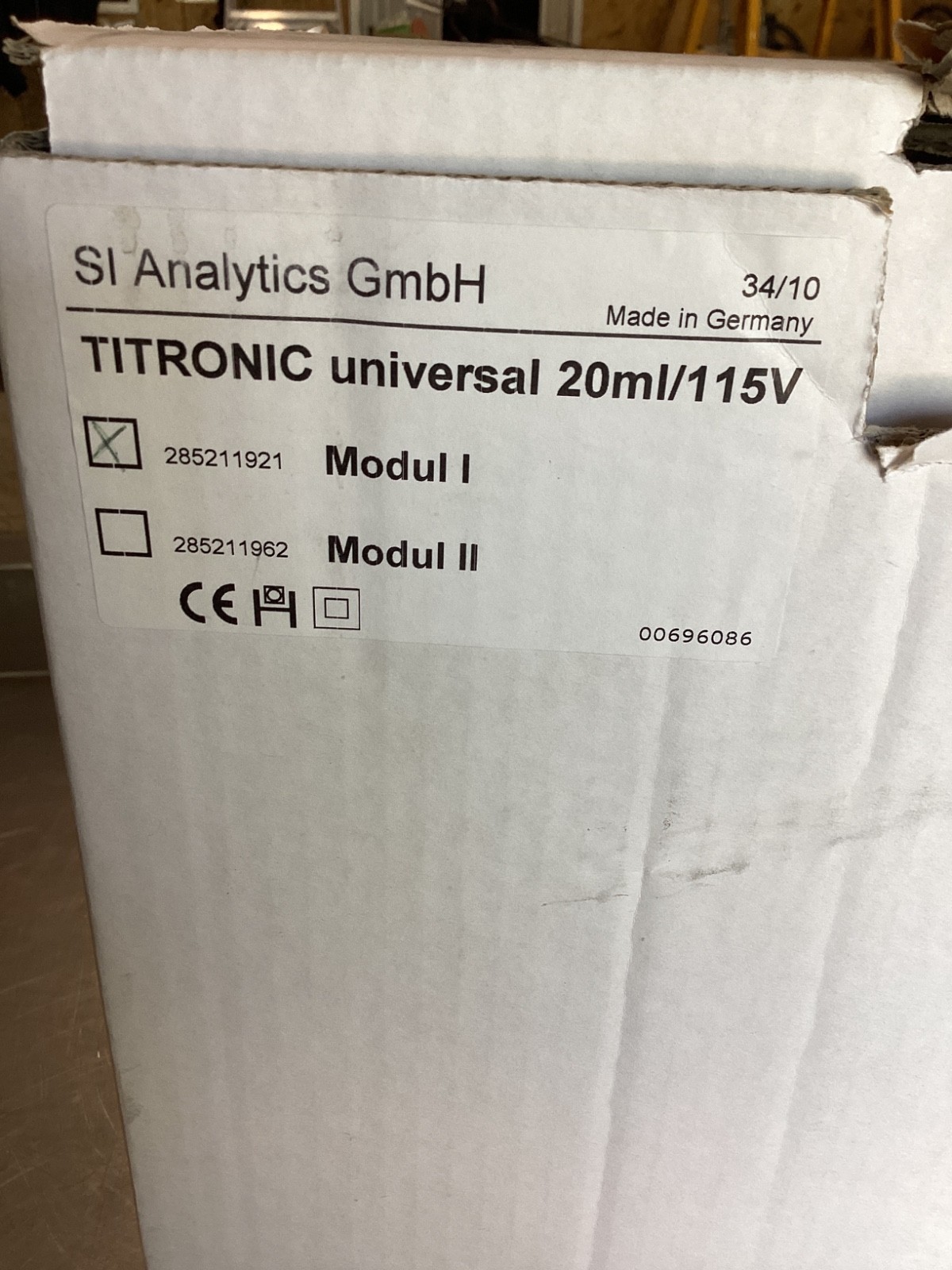 NEW Schott Titronic Universal 20ml Basic Piston Burette System, Unused