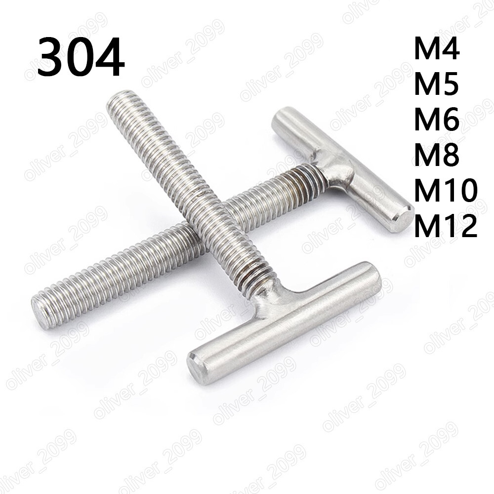 304 Stainless Steel T-Shaped Screws Welding Screws M4 M5 M6 M8 M10 M12