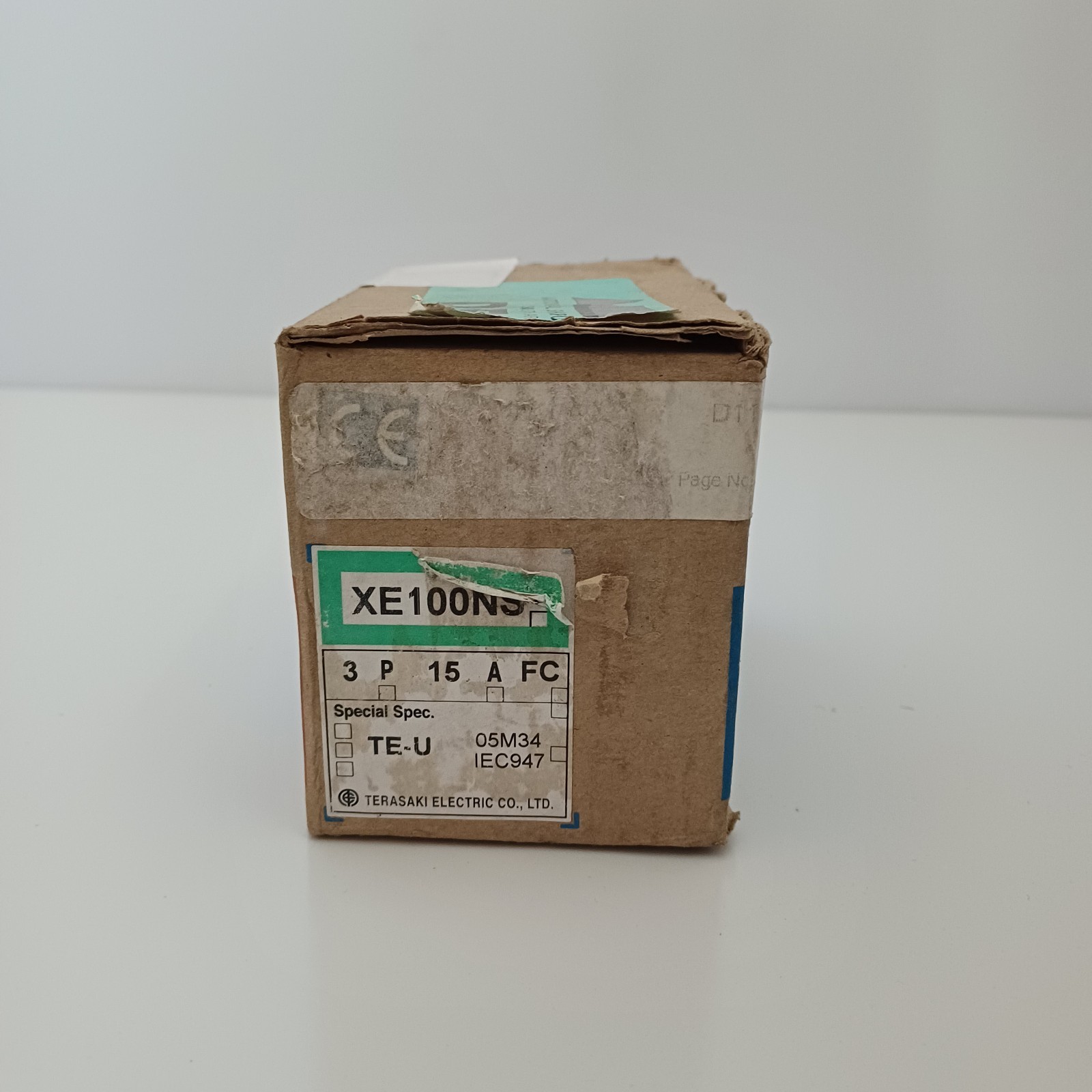 NEW TERASAKI TEMBREAK XE100NS CIRCUIT 15 AMP 3POLE BREAKER 50M22 MALAYSIA