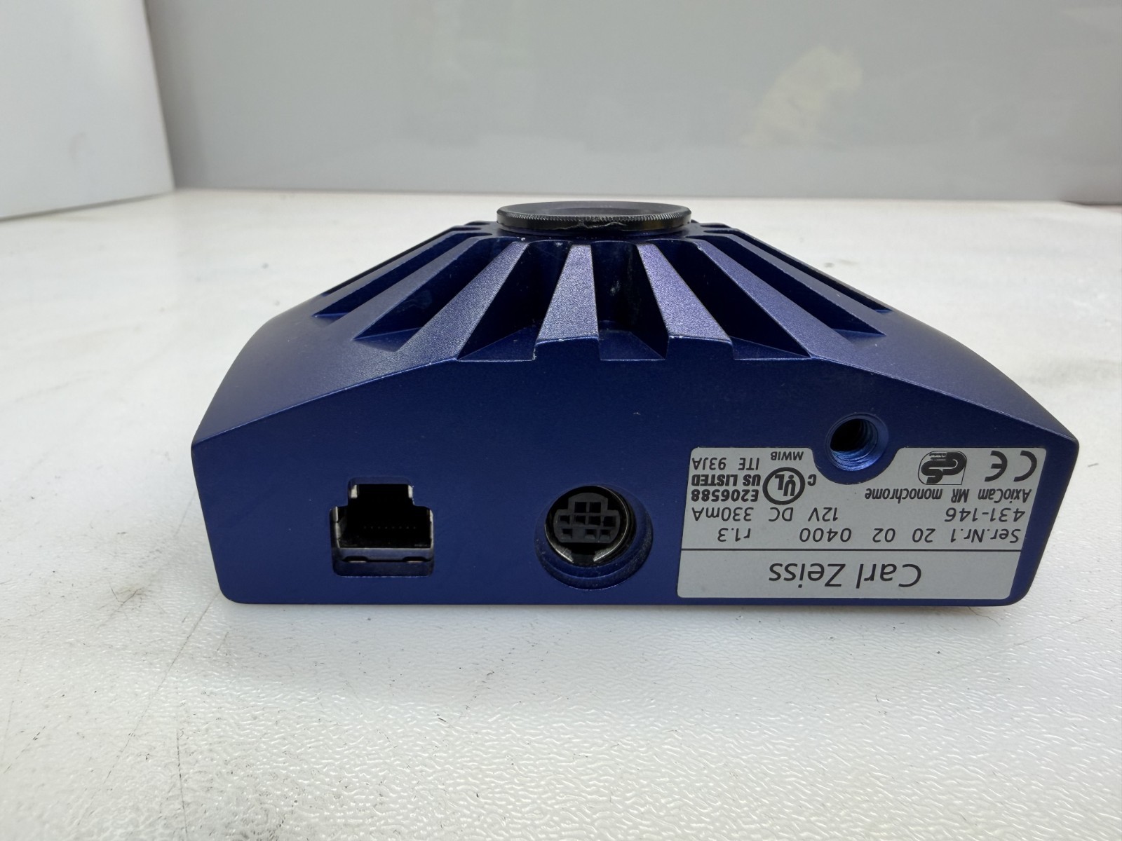 Carl Zeiss AxioCam MRm Monochrome Microscope Camera C-Mount 431-146 12V Ethernet