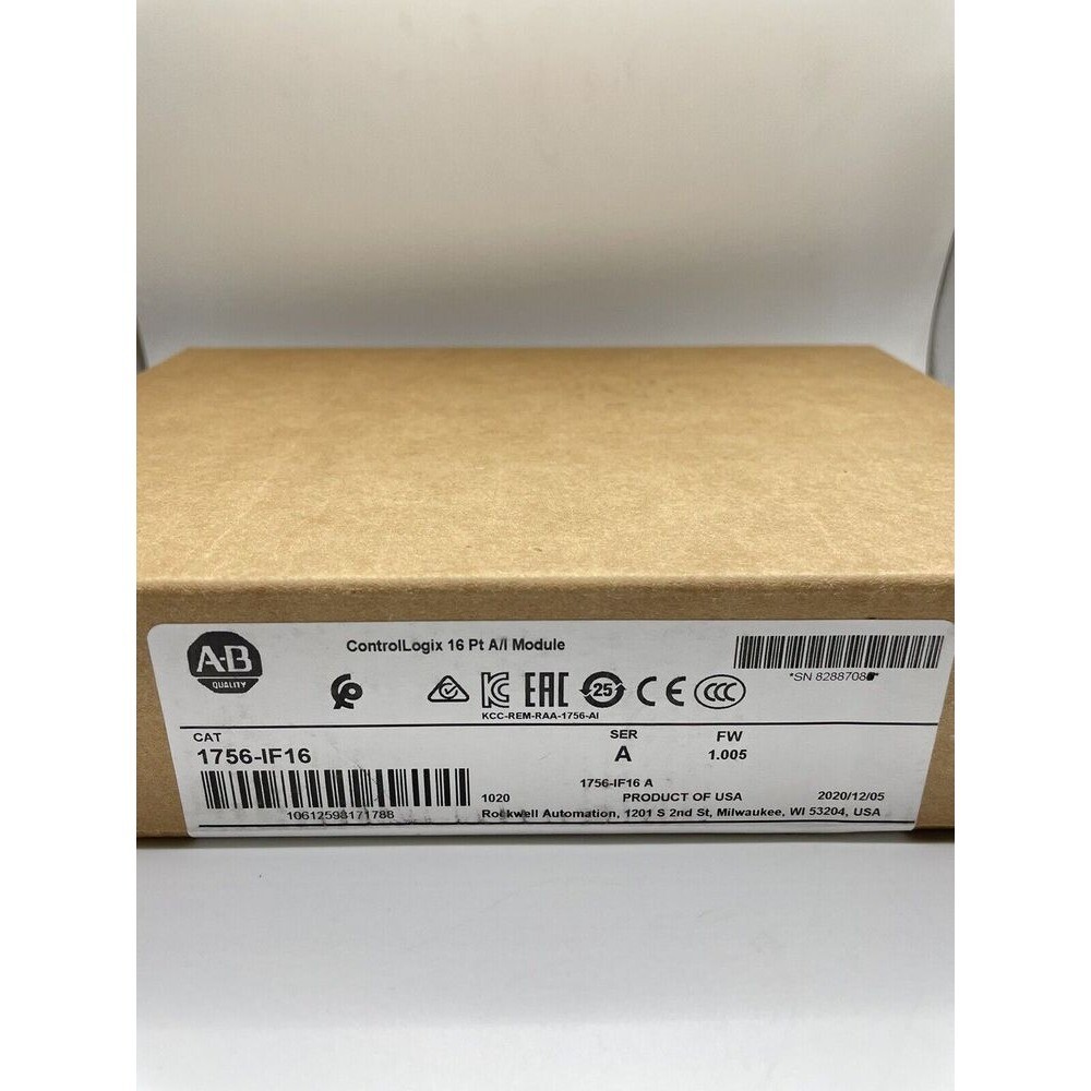 Allen-Bradley 1756-IF16 SER A ControlLogix 16 Pt Input Module US Free Tax