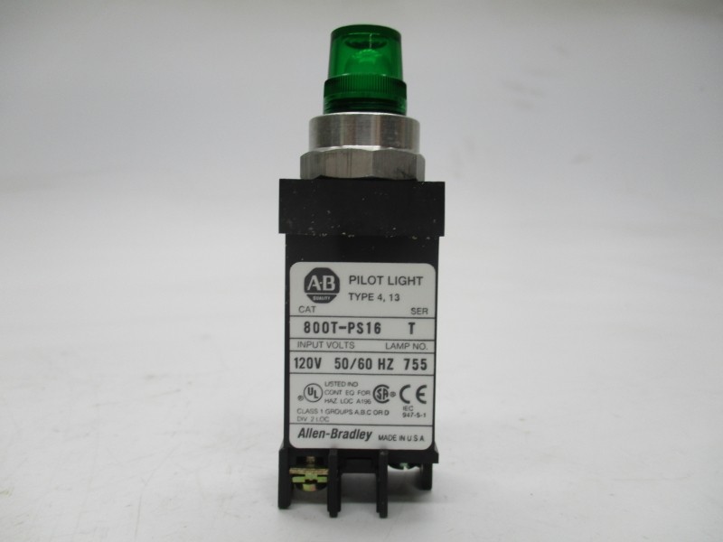 ALLEN BRADLEY 800T-PS16G SER. T 120V (WH) NSMP