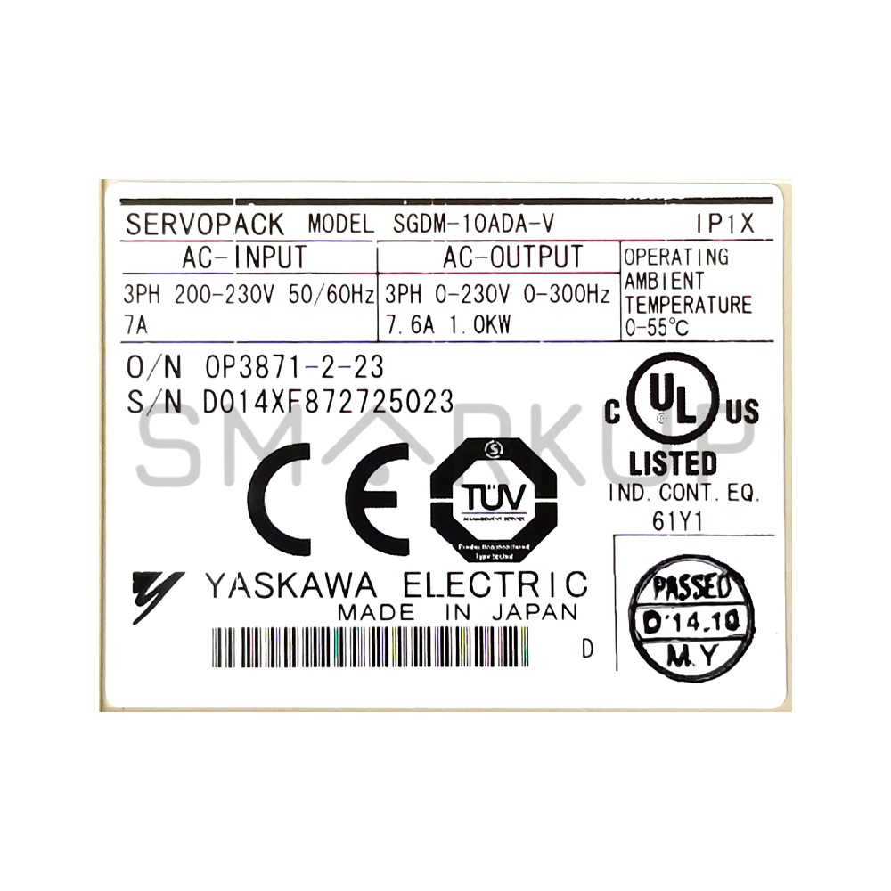 New In Box YASKAWA SGDM-10ADA-V Servo Driver