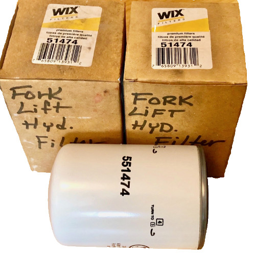 WIX 51474 Hydraulic Filter 20 Micron Spin-On Transmission Oil NAPA Gold 1474 2PC