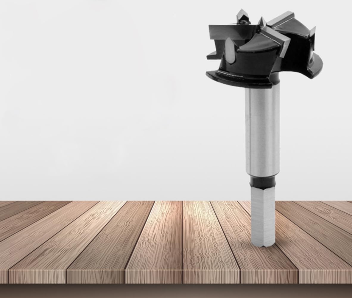 Meichoon 60Mm Forstner Drill Bits Upgraded Version 3-Cutter Higher Hardness