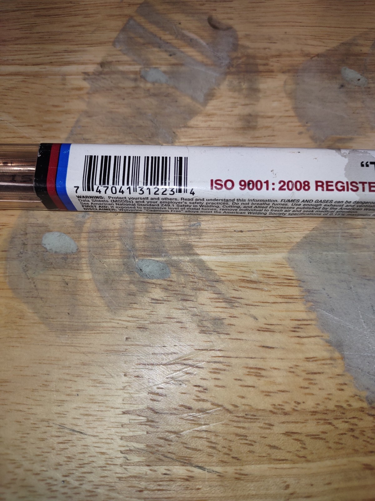 Wolverine Silvaloy 15 Silver Brazing Rods .050″ x 1/8″ 28 Sticks Sil-fos