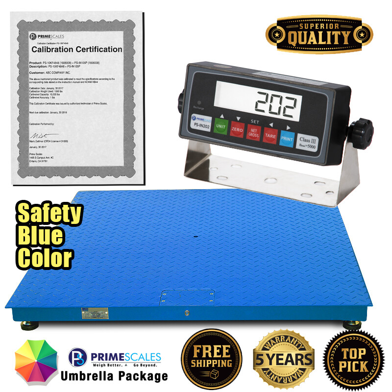 5-Year Warranty industrial Pallet Scale 40″x 40″ warehouse Floor Scale 5000 lbs