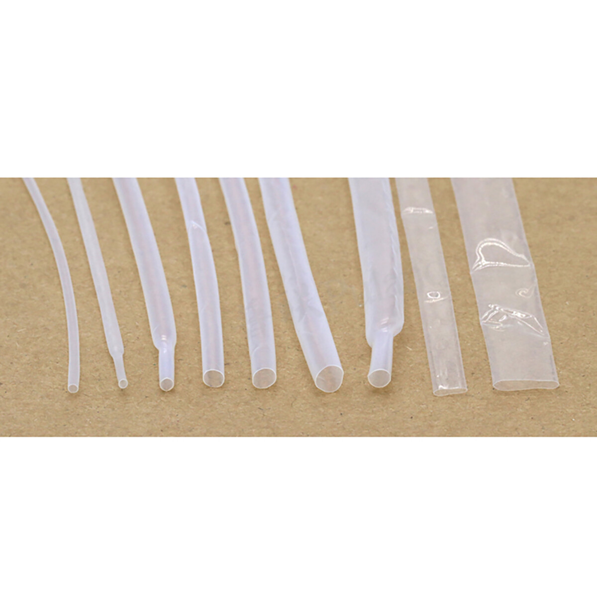 0.5-40mm Diameter Clear Transparent Heat Shrink Tubing Shrinkable Tube Sleeving
