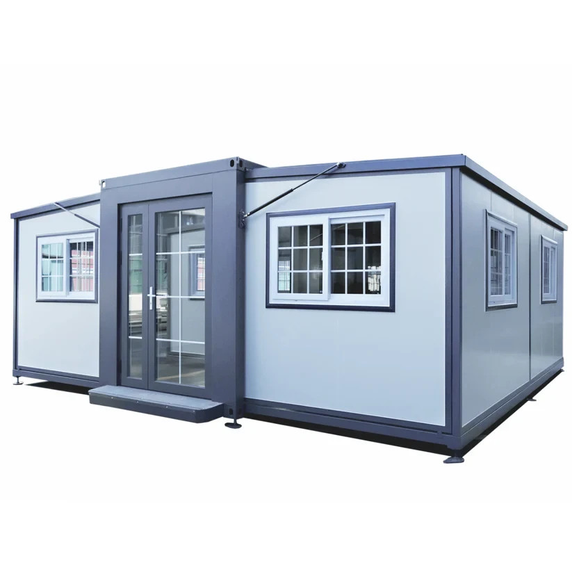 13x20ft Fast Installation Expandable Prefab House Mobile Office W/ Rain Shower