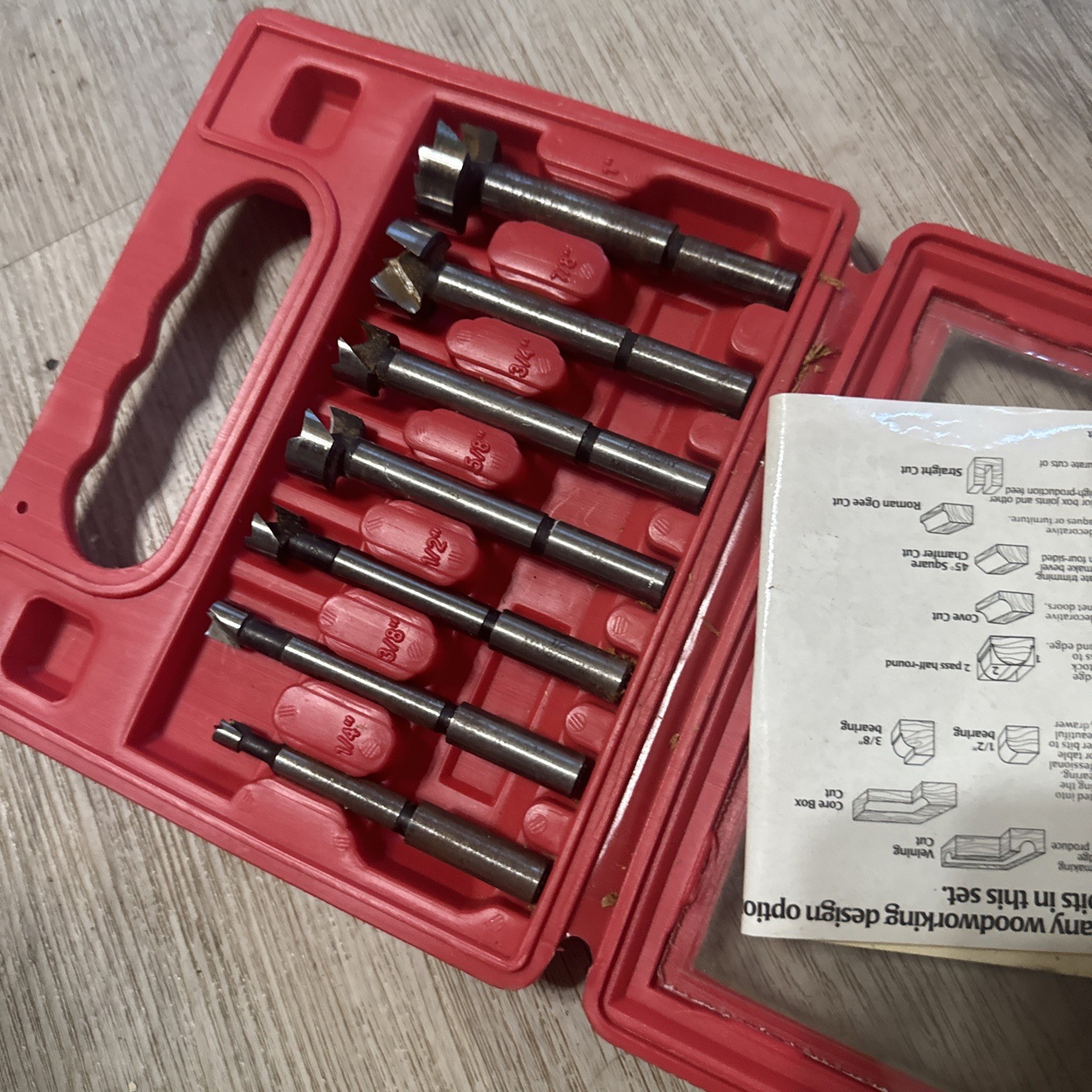 Hickory Woodworking 7 Piece Forstner Bit Set FBS-1007