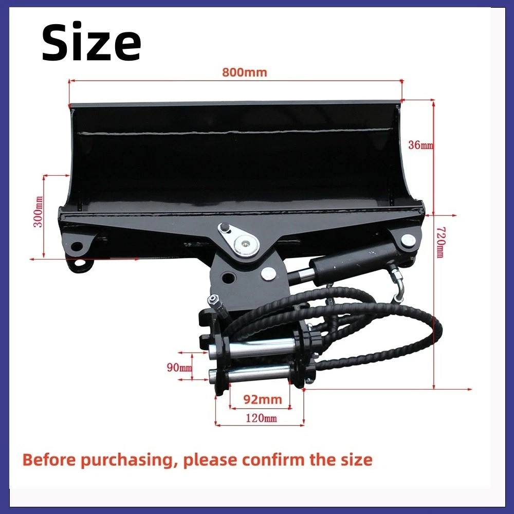 Brand‑new 800mm Hydraulic Tilting Bucket for Excavators, Tilting Bucket Attachme