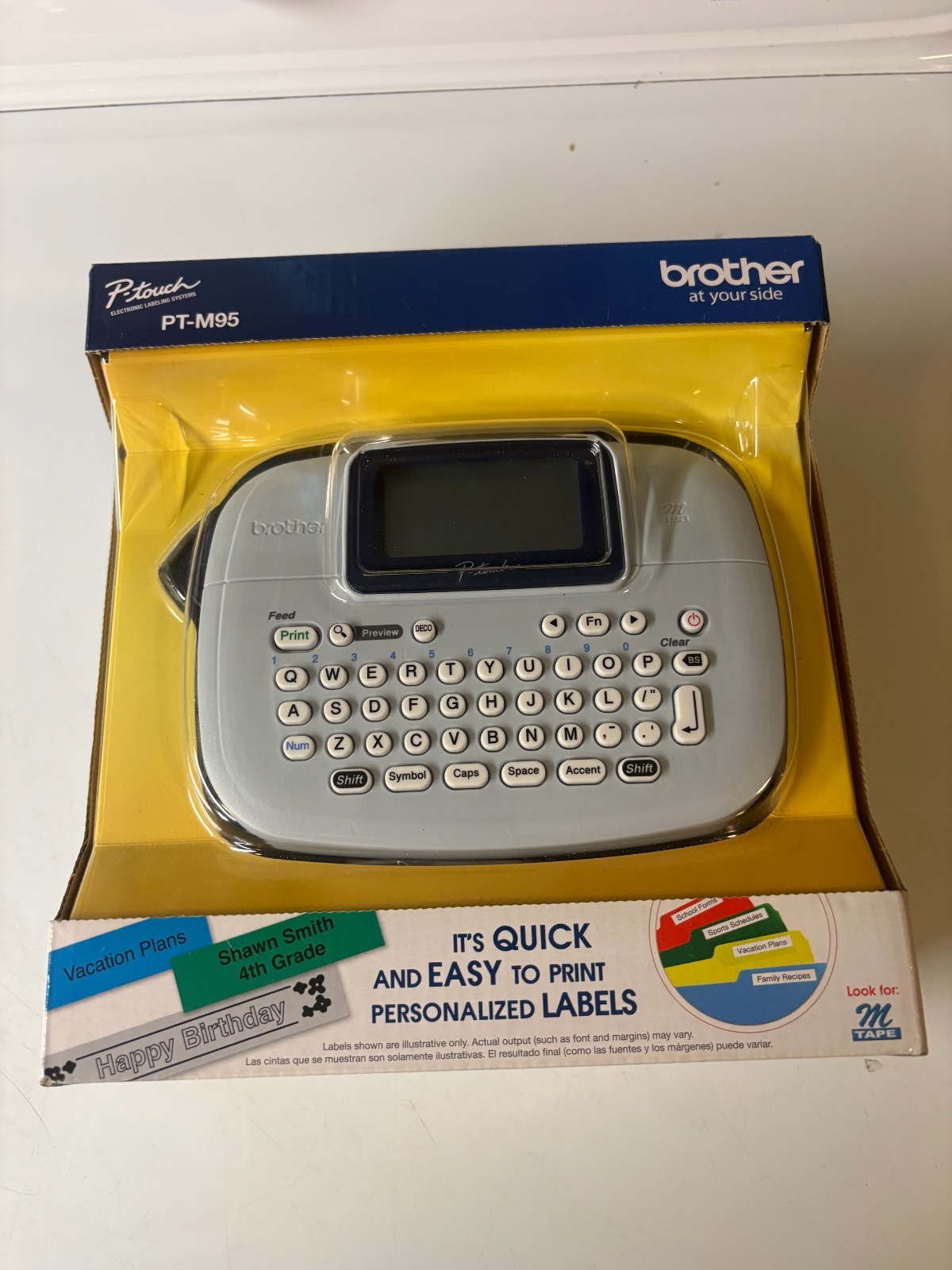 Brother PTM95 Label Maker
