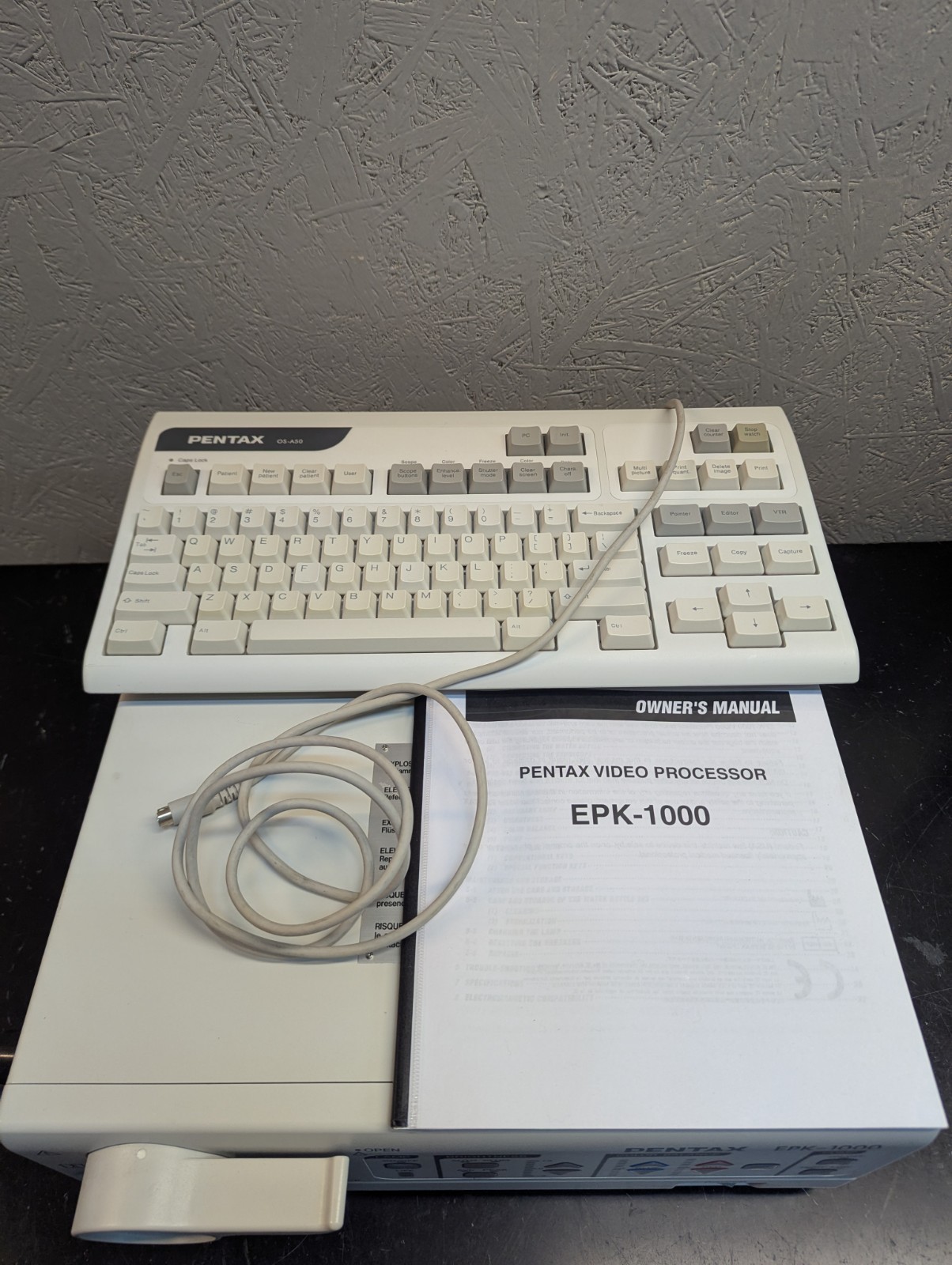 Pentax EPK-1000 Endoscopic Video Processor & OS-A50 Keyboard Endoscope EPK1000