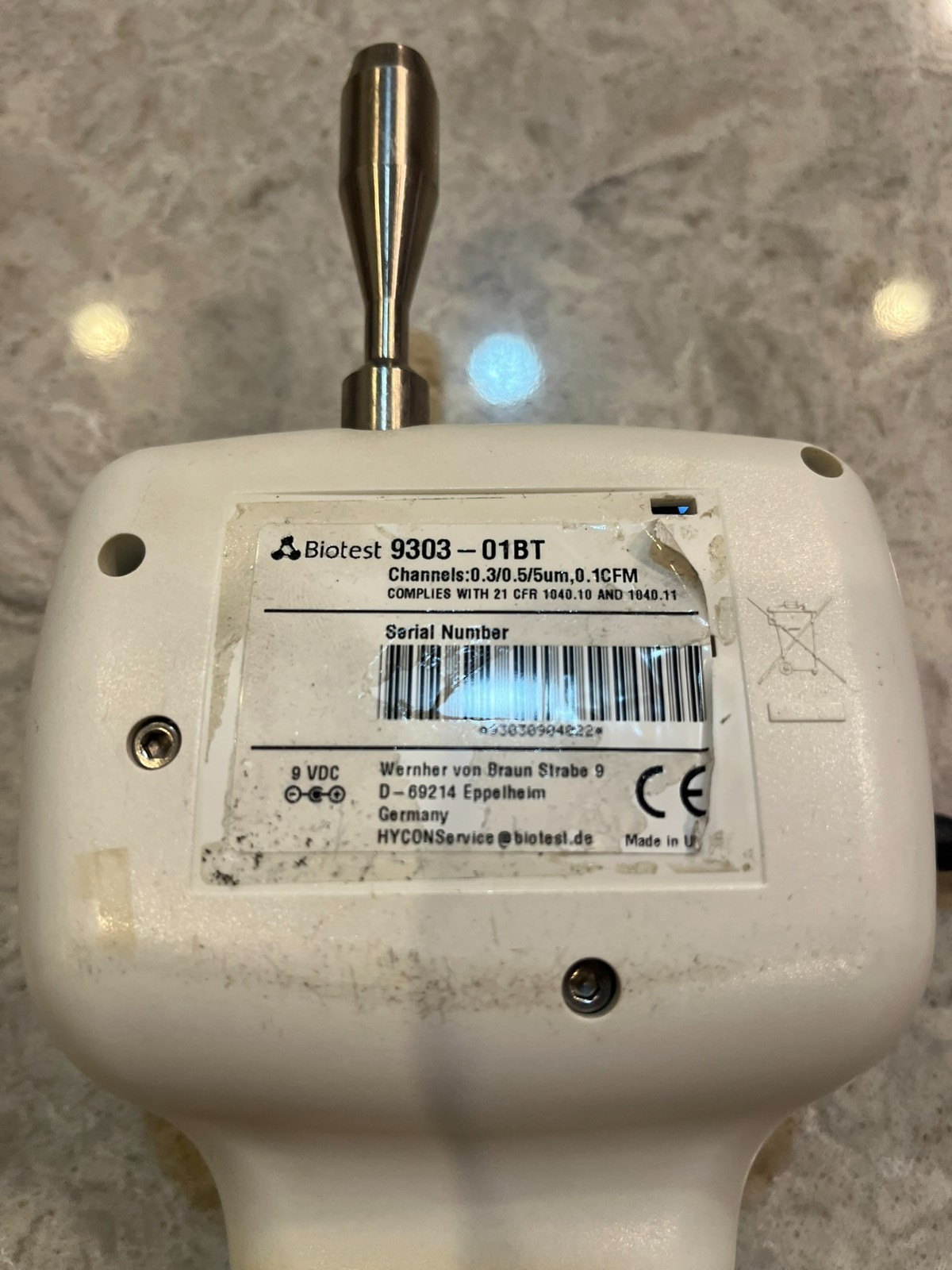 Biotest 9303-01BT APC ErgoTouch Particle Counter + charger 60 days warranty