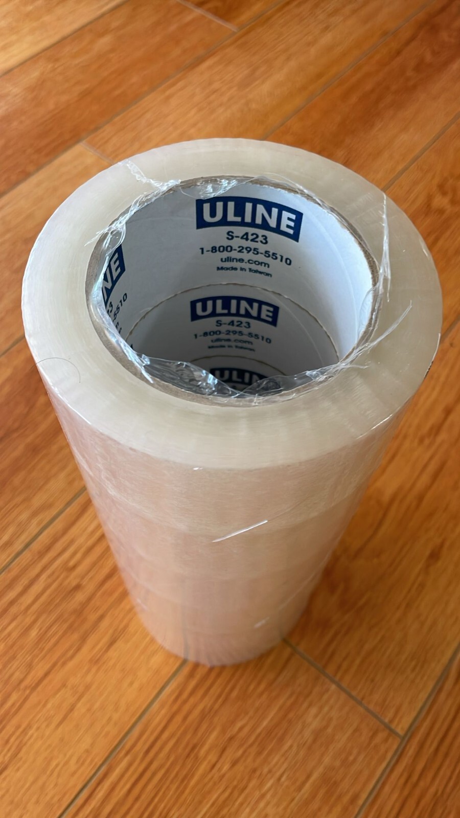 ULINE Industrial 2MIL Clear Packing Tape 2″ x 110 yds S-423 S-423-6, Pack of 6