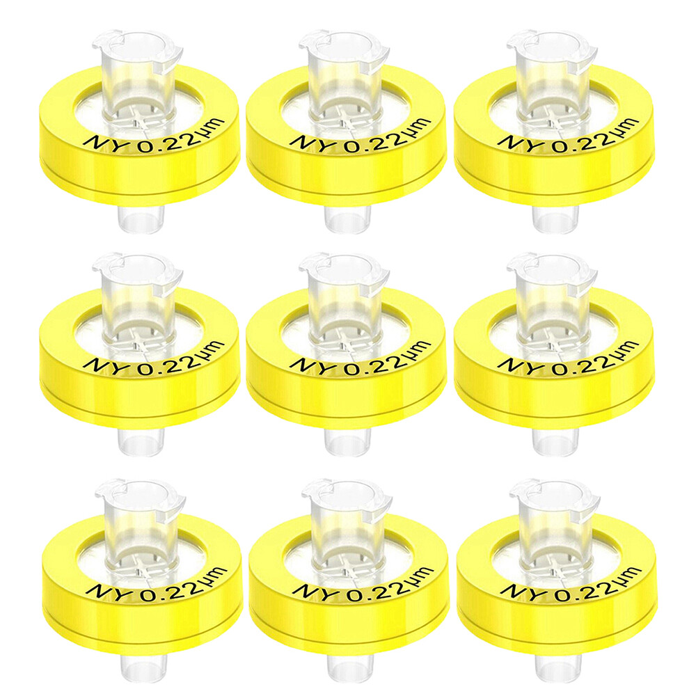 100PCS Nylon NY Syringe Filter 13mm 25mm Diameter 0.45 um 0.22 μm Pore Size HPLC
