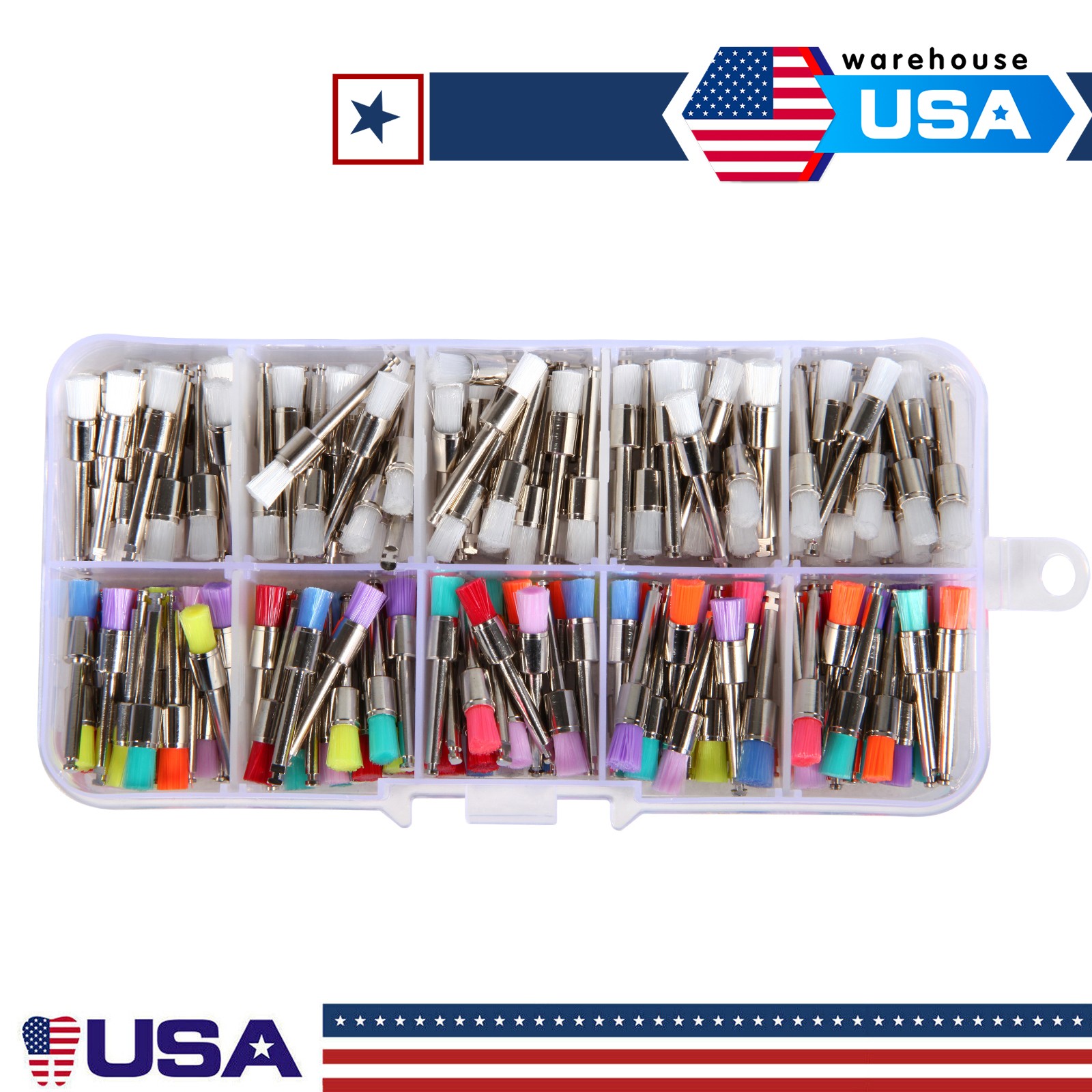 5PCS Dental Surgical Long Burs 557L 25mm Shank Tungsten High Speed Carbide Bur