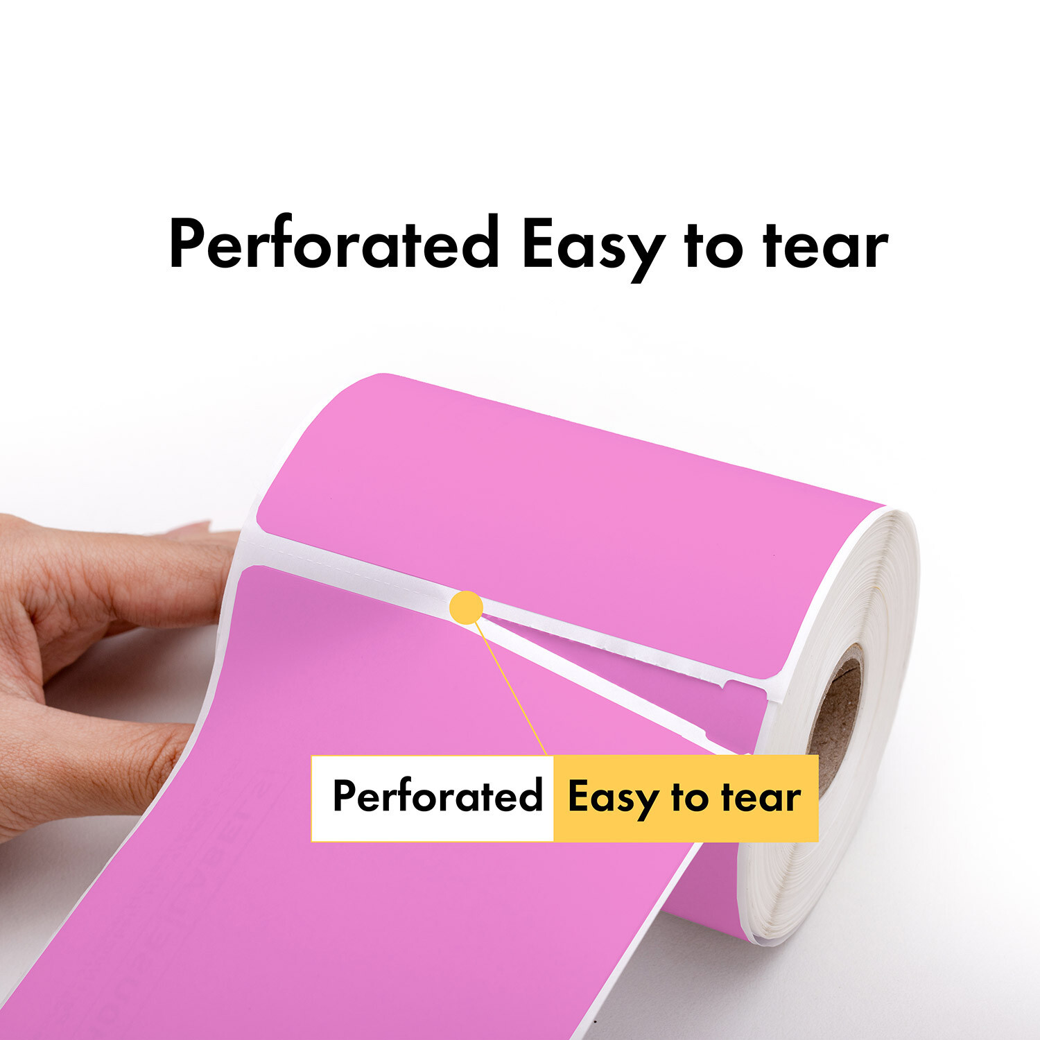 ZEBRA 4×6 PINK 4″ x 6″ Direct Thermal Labels – 1″ Core (1) Roll/250