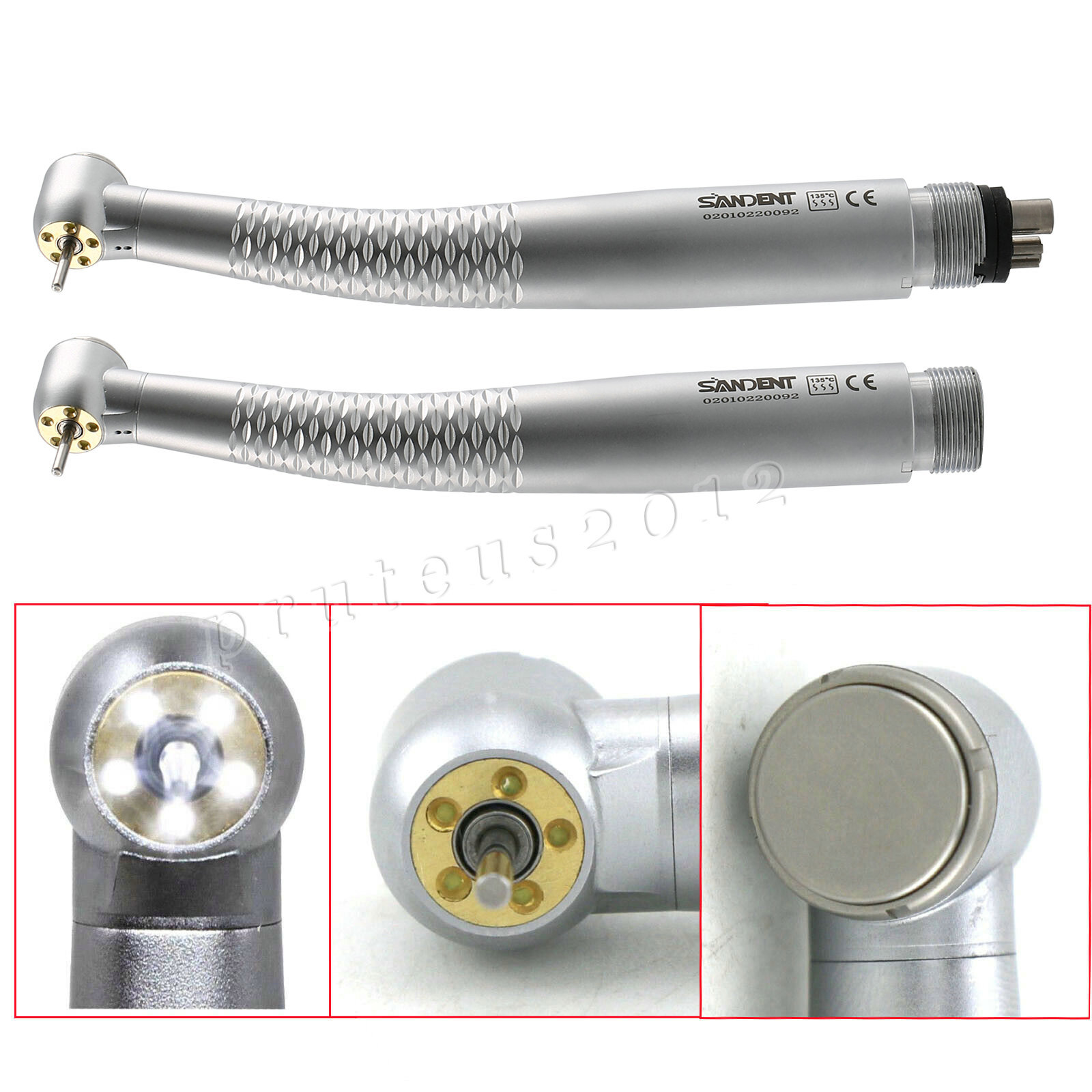 OLED+ 5 Light LED E-Generator Dental High Speed Fiber Optic Handpiece 2/4Hole