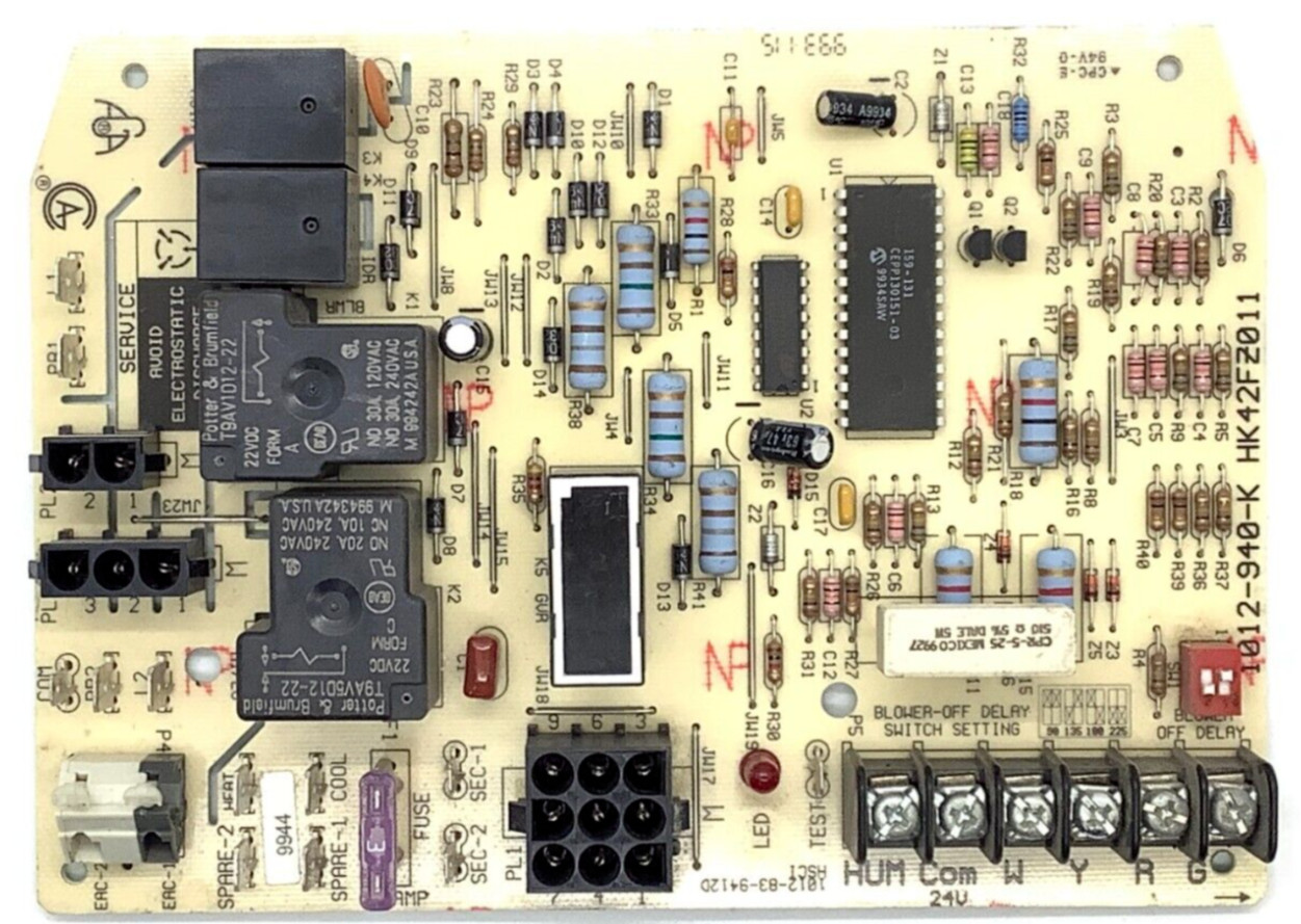 HK42FZ011 gas furnace control board