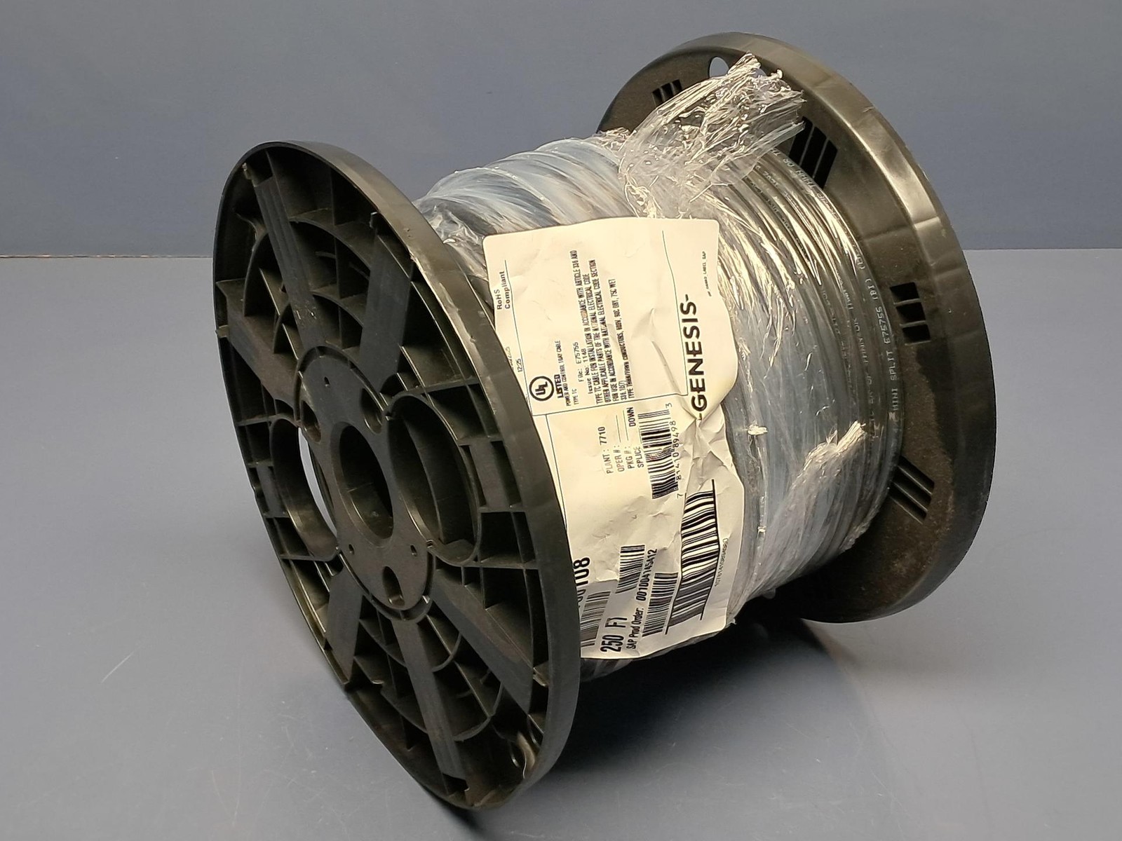 250′ HONEYWELL Genesis – 10700108 – 14/4 Mini-Split Wire Reel, 1070 Wire – NEW