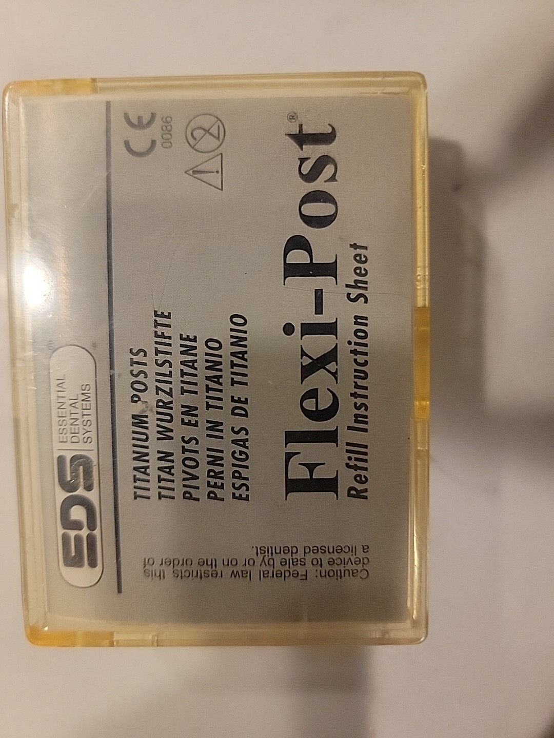 Essential Dental Systems 135-02 Flexi-Post Titanium Serrated Posts #2 Reamer