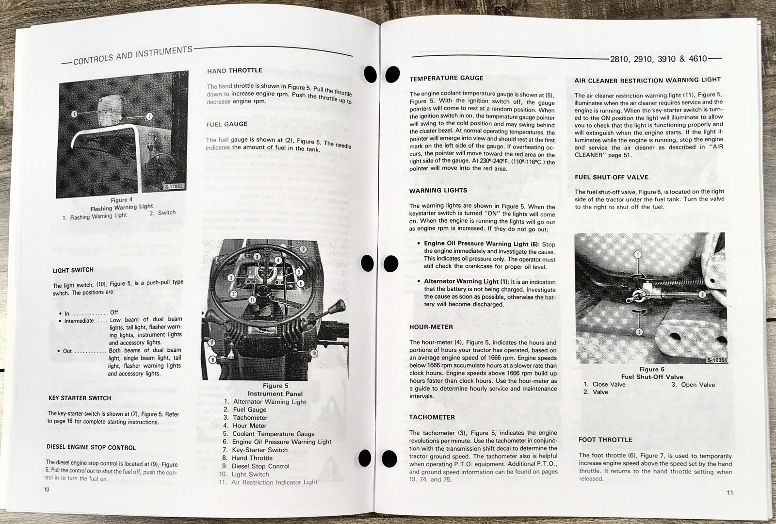 Ford Model 2810 2910 3910 4610 Tractor Owners Operators Manual Maintenance Book