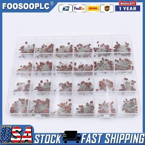 960Pcs/Lot X 2PF-0.1UF 50V 24Value*40Pcs Ceramic Capacitor Assortment Kit US