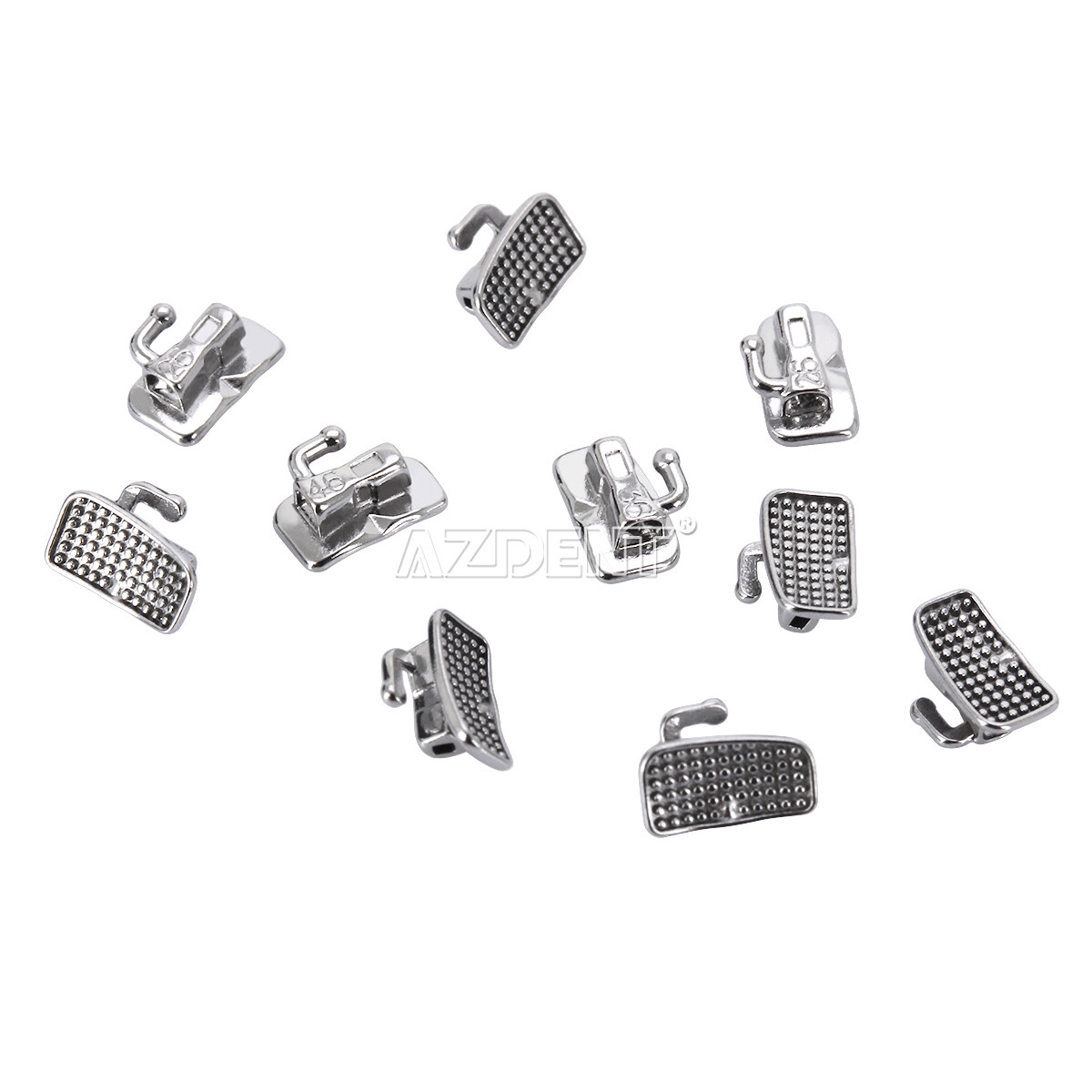 50Sets Tubos bucales de ortodoncia dental 1er 2nd molar Bondable Roth MBT 022