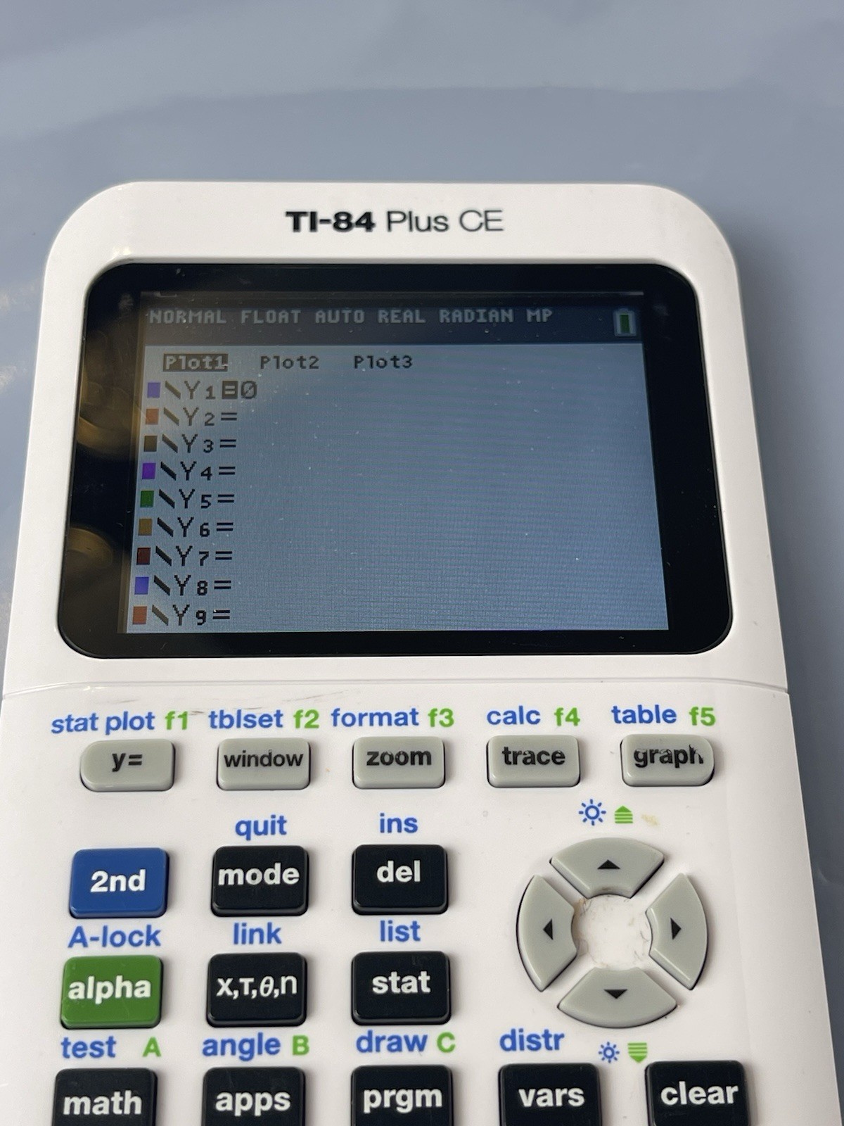Texas Instruments TI 84 Plus CE Graphing Calculator With Charging Cable Working