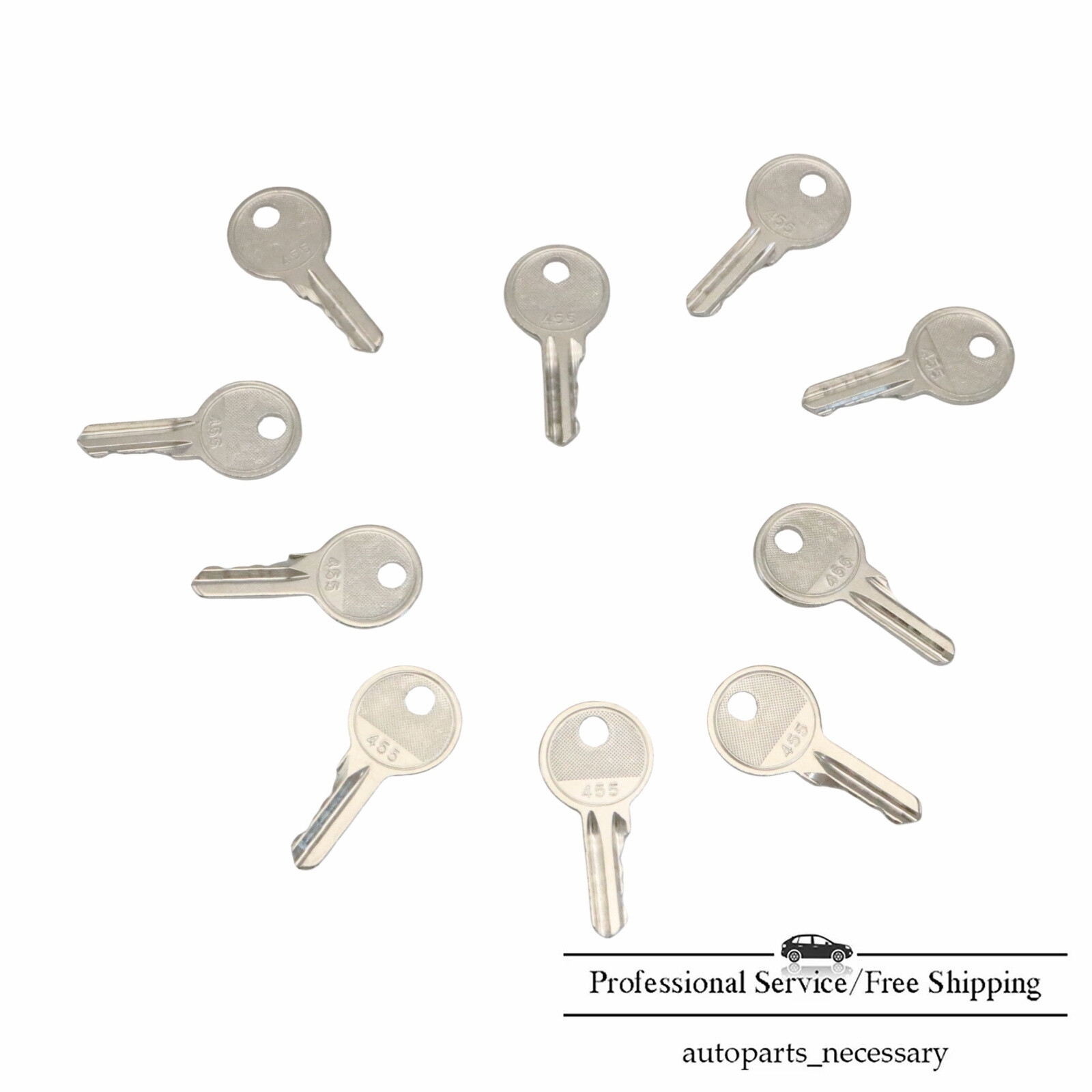 10X Ignition Keys 455 key 104466 For Genie Skyjack Snorkel Terex Vermeer