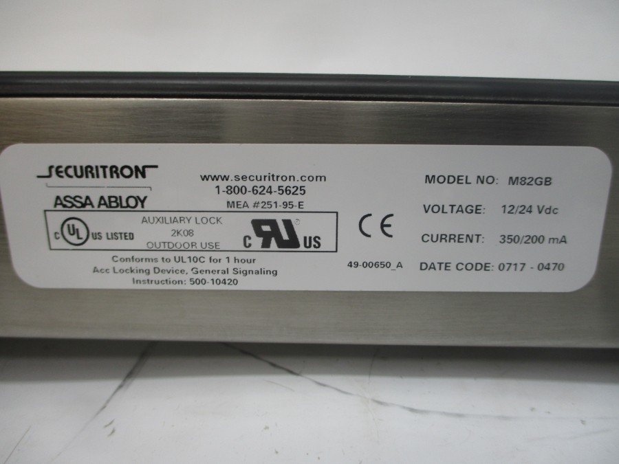 SECURITRON M82GB 12/24VDC NSMP