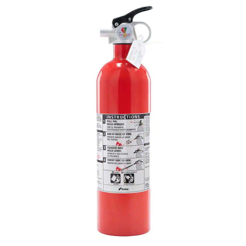 KIDDE DRY CHEMICAL FIRE EXTINGUISHER Home Car Auto Garage Kitchen Safety 5-B:C