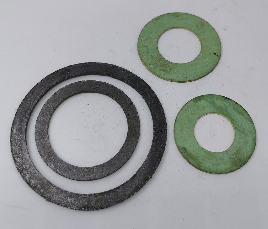 4 x flat gasket ø101/69/64/54 x 2 mm fibre flange gasket Ehlers + Pfeiffer ep200