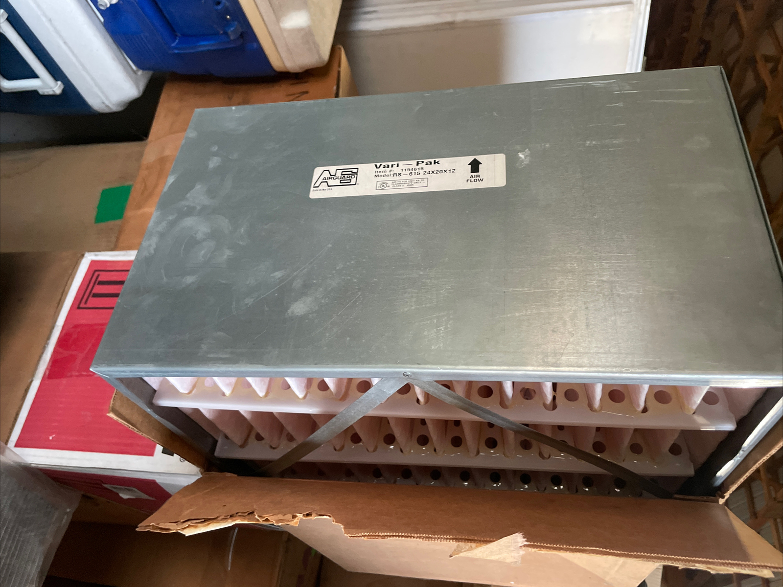 Airguard Clarcor Vari-Pak S RS-615 24″x20”x12″ Air Filter