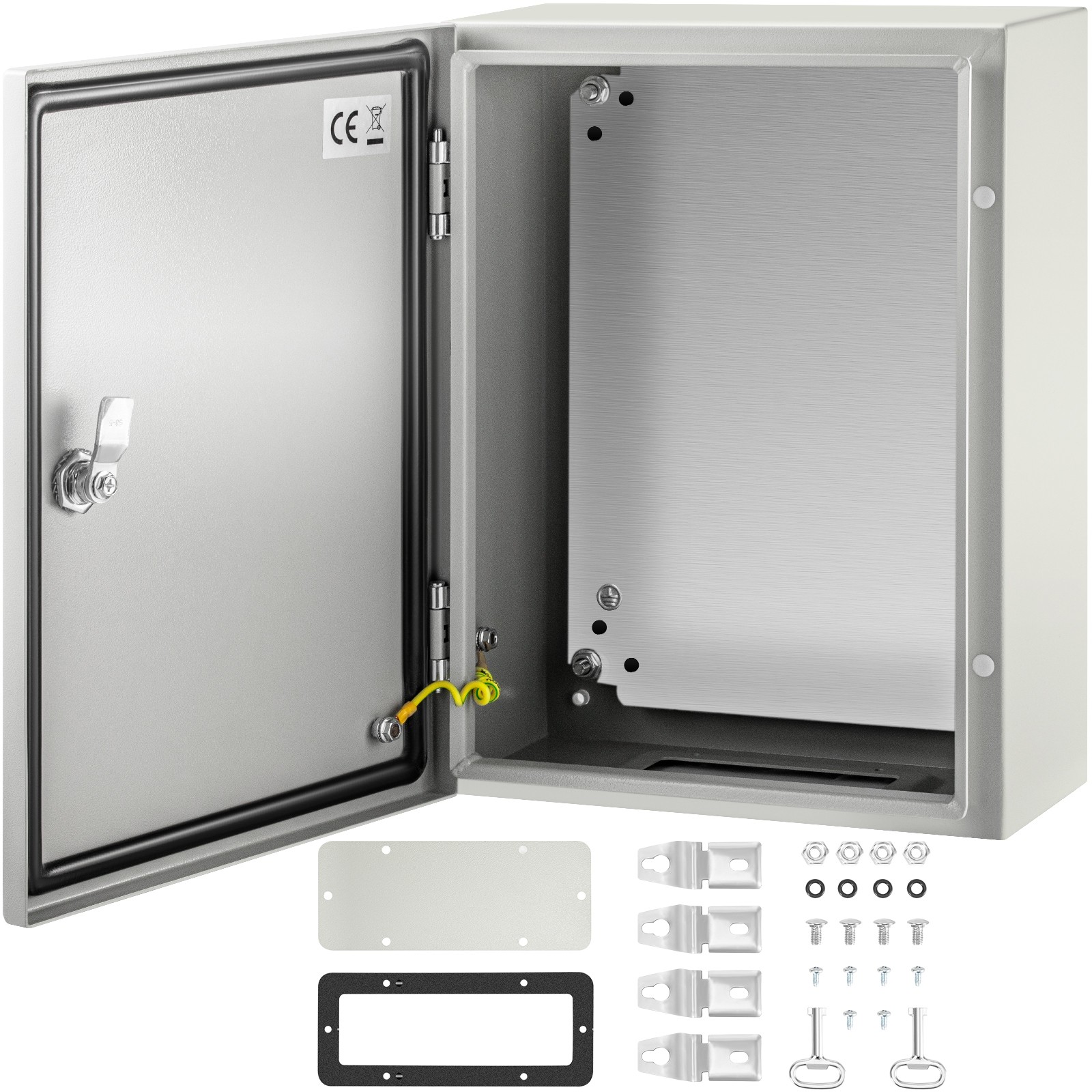 VEVOR Steel Electrical Box Electrical Enclosure Box 16x12x6” Carbon Steel IP65