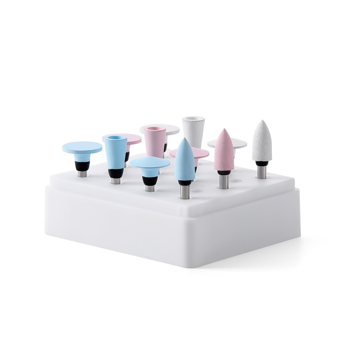 Dental Composite Polishing Burs Kit RA Silicone Polisher 2.35mm for Contra Angle