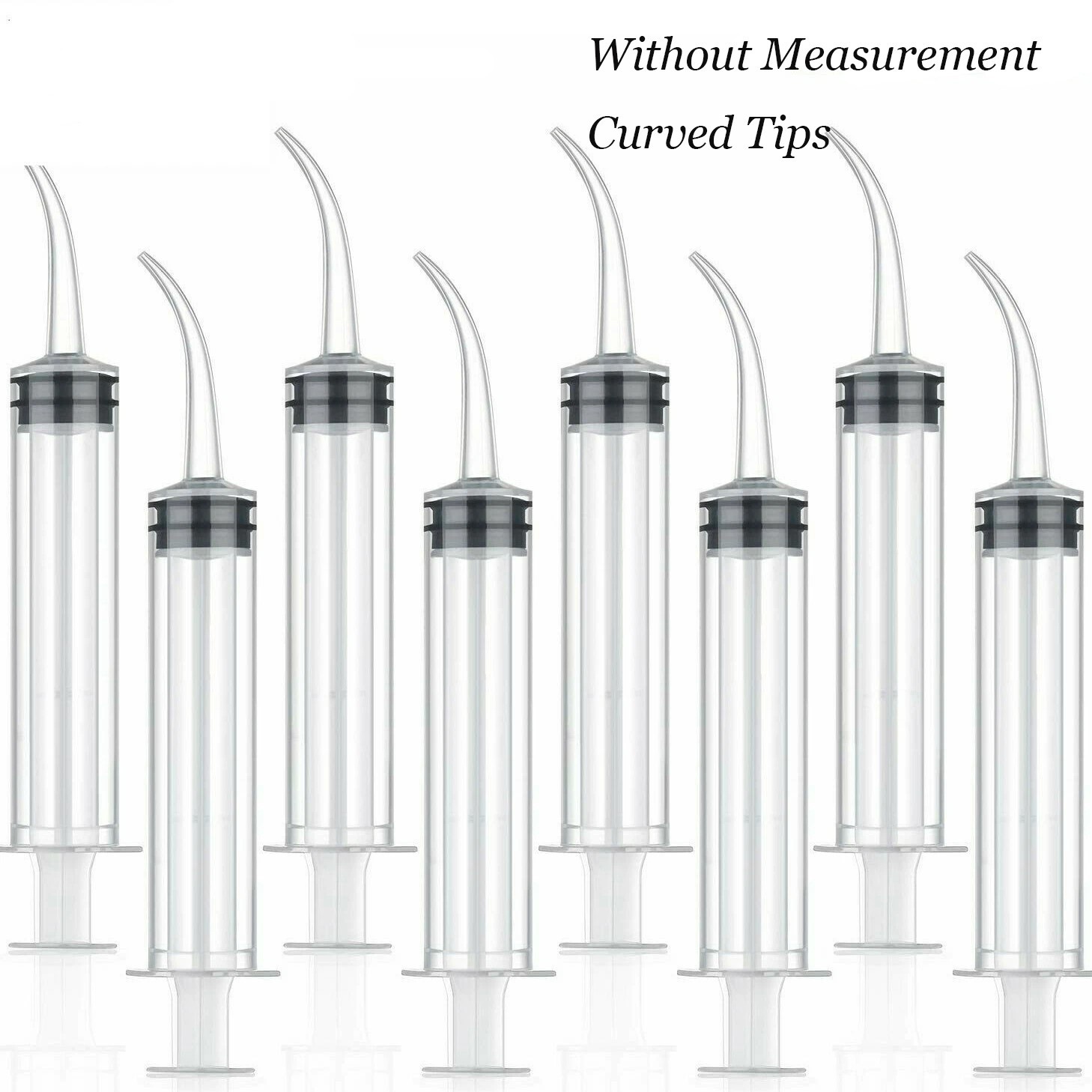 50 pcs Dental Disposable Curved Tip Utility Irrigation 12ml