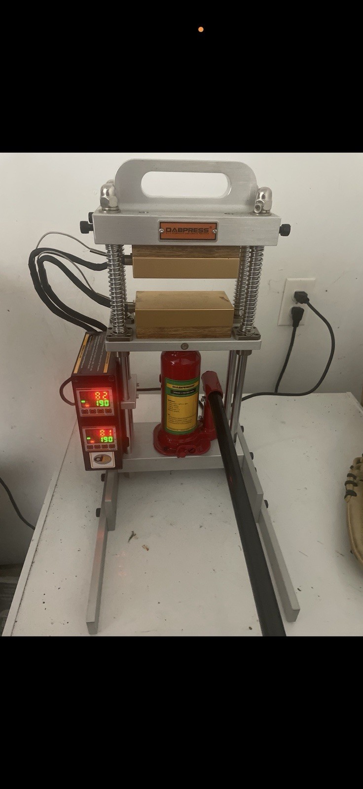 DABPRESS 4×7 Dry Mount Press Manual Heat Press 110V Aluminum Digital Display