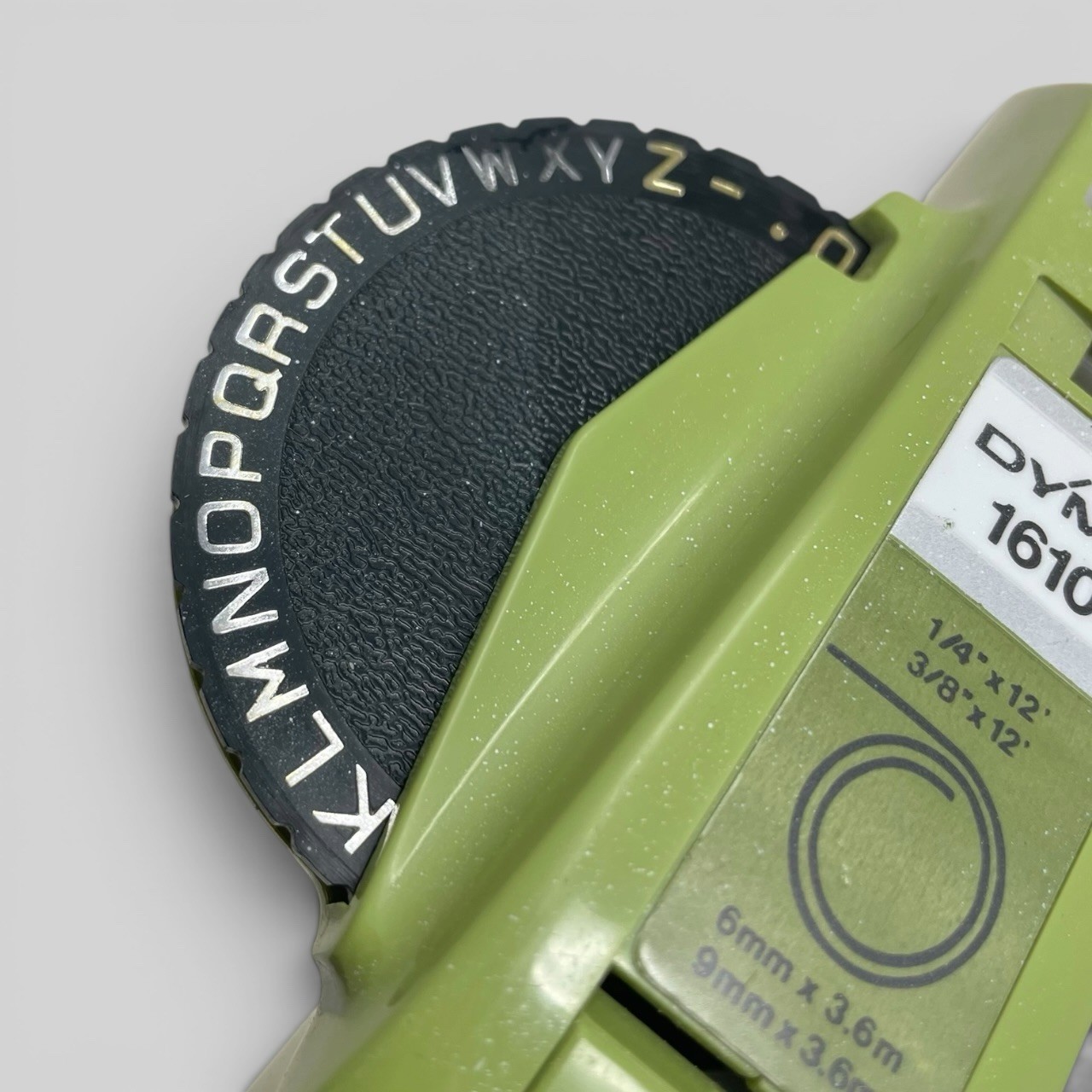 Vintage Dymo Interchangeable Embossing Labeler Avocado Green 1610 Office Supply