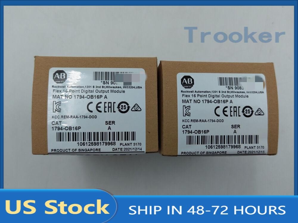 New Sealed Allen-Bradley 1794-OB16P SER A Flex 16 Point Digital Output Module
