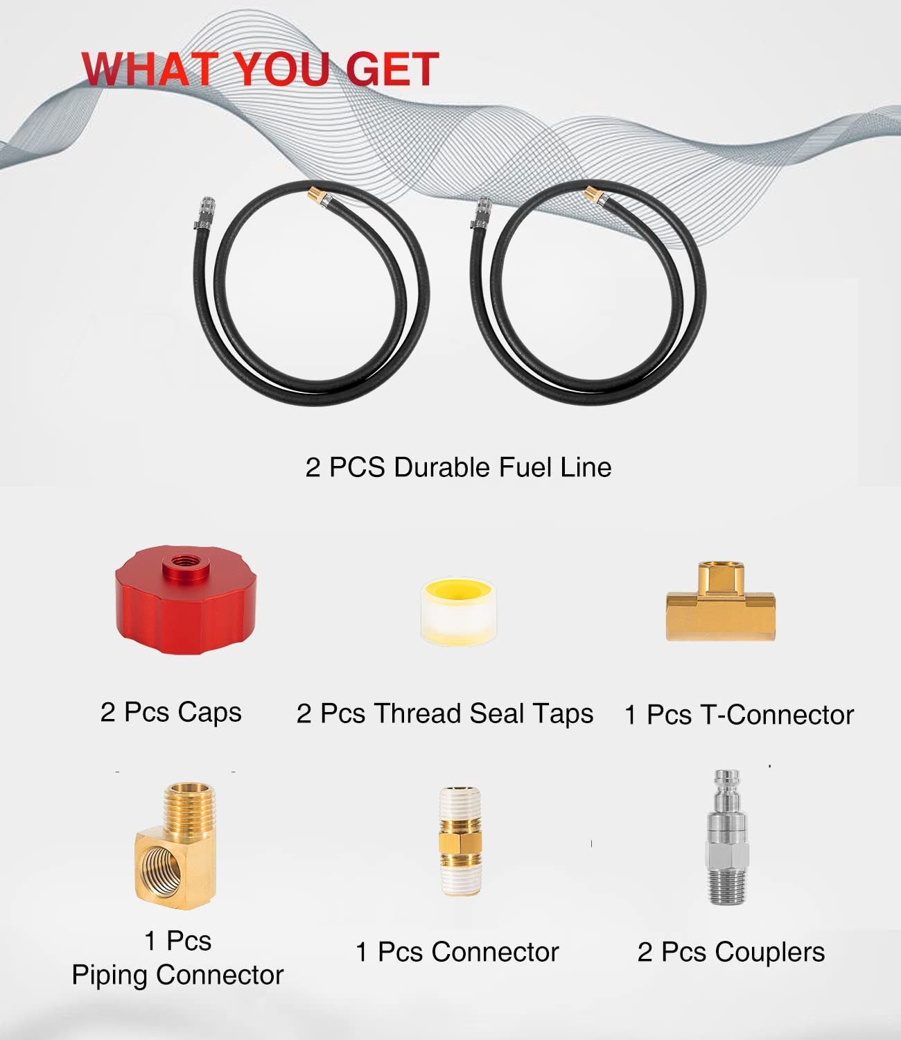 Extended Run Generator Fuel Kit for Honda EU1000i EU2000i EU2200i Polaris Champi