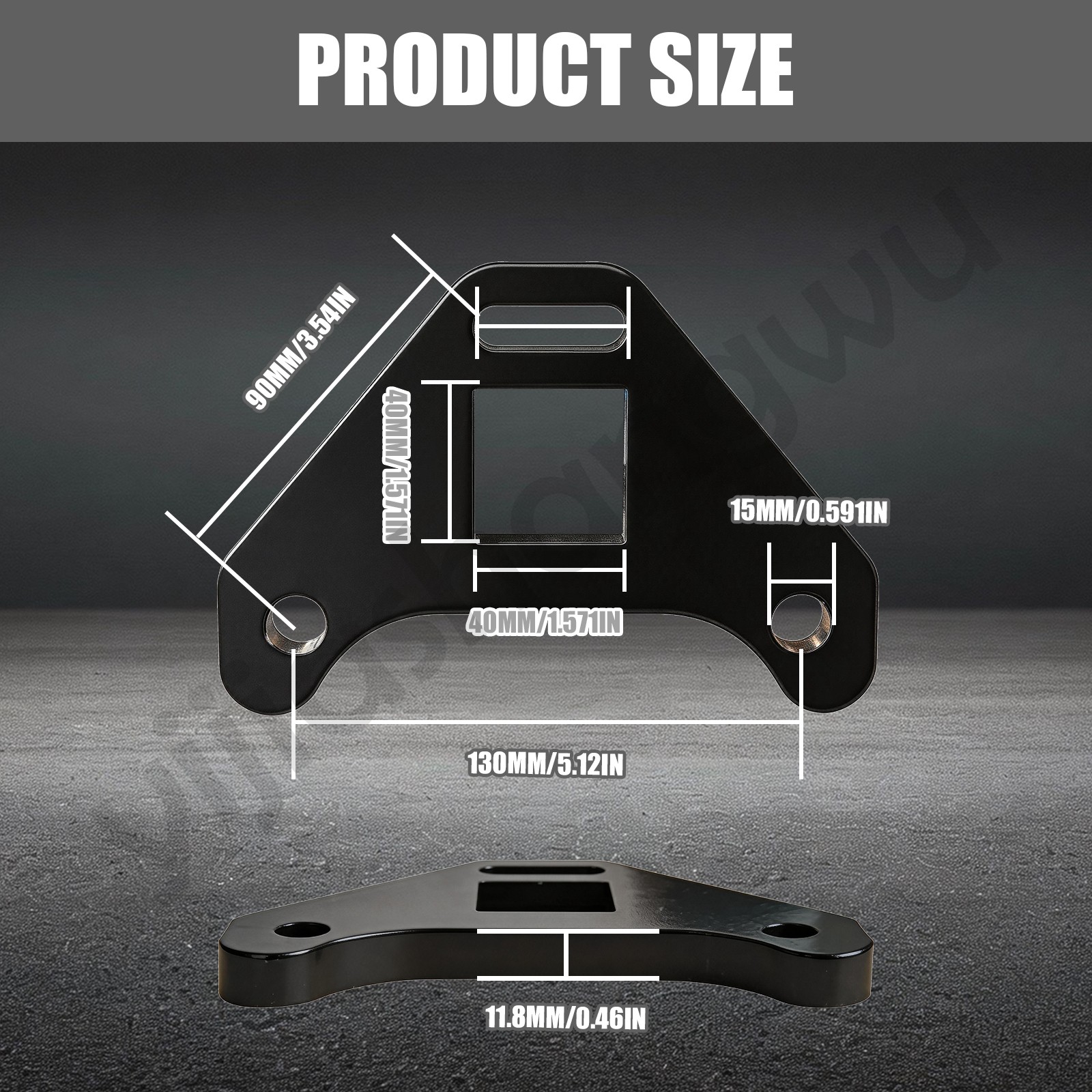Chinese Mini Excavator Drive Motor Reinforcement Brackets – Square Motors