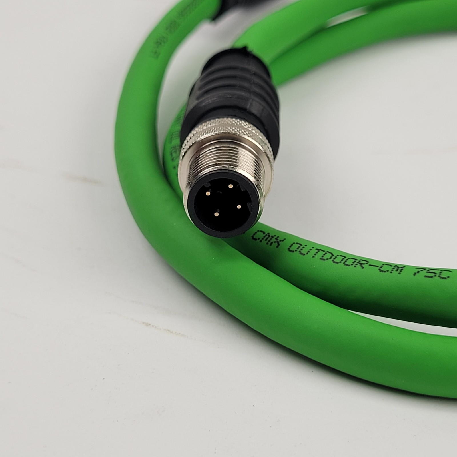 Turck RSSD RJ45S 423-1M Network Hybrid Cable, 4 Pin Male To RJ45S, 1M, U-38541