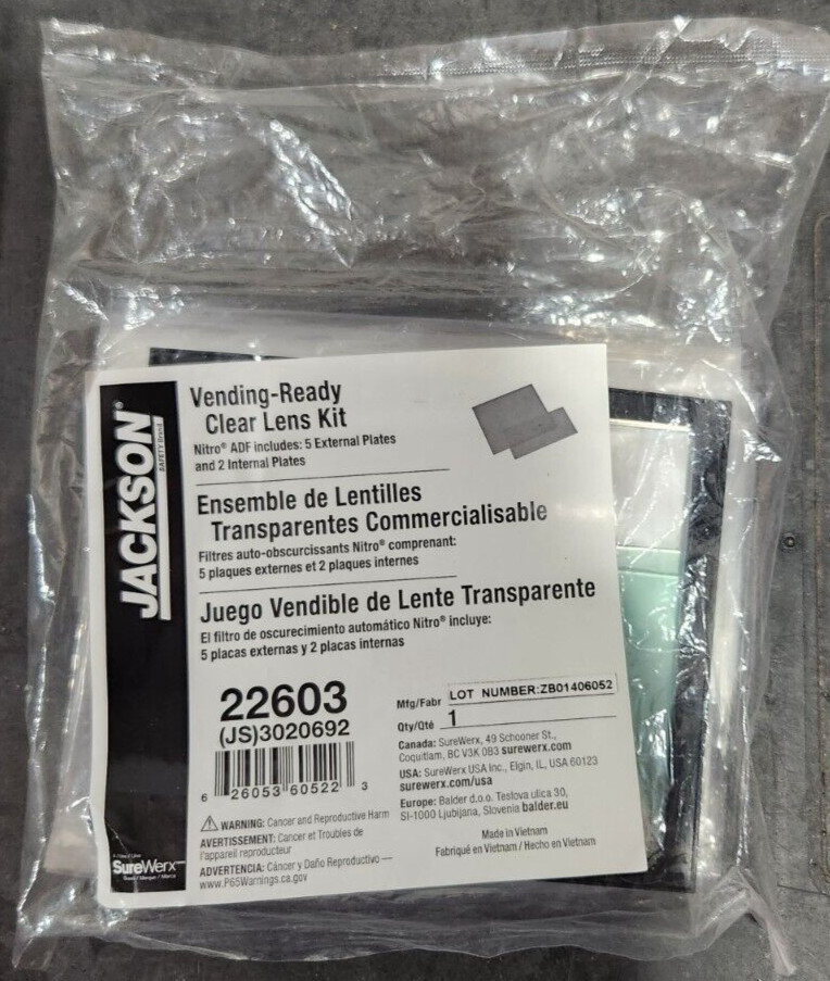 Jackson 22603 Clear Lens Kit-5 External Plates & 2 Internal Plates, 1 Kit