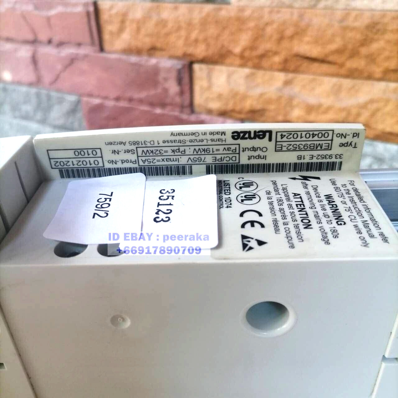 EMB9352-E LENZE Free ship DHL #35118