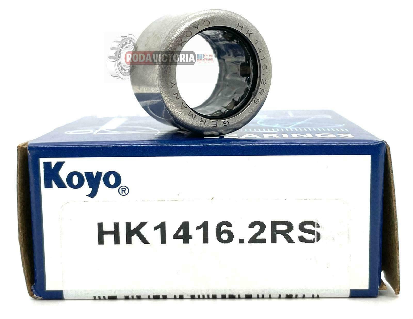 HK1416-2RS Drawn Cup Needle Roller Bearing Premium Brand Koyo GERMANY 14x20x16mm