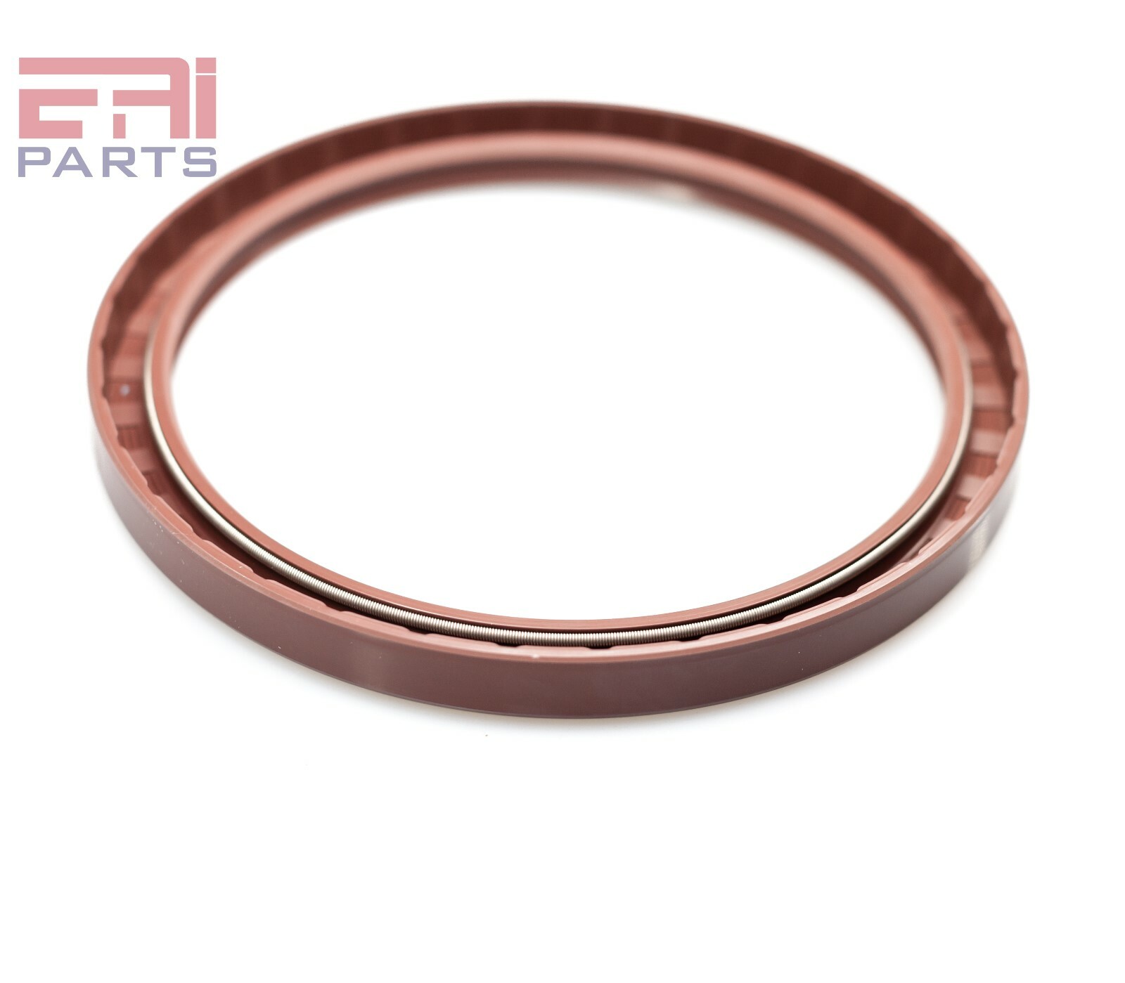 EAI 173x197x8mm FPM/FKM Oil Shaft Rotary Seal w/ Stainless Steel Spring Dbl Lip