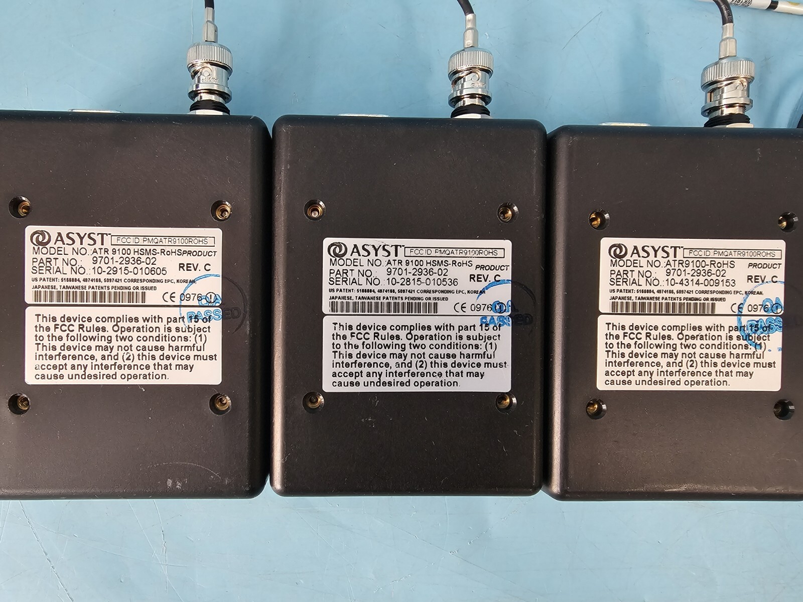 1PC ASYST ATR9100 P/N 9701-2936-02 ADVANTAG9100 RFID READER /w 9701-2883-04